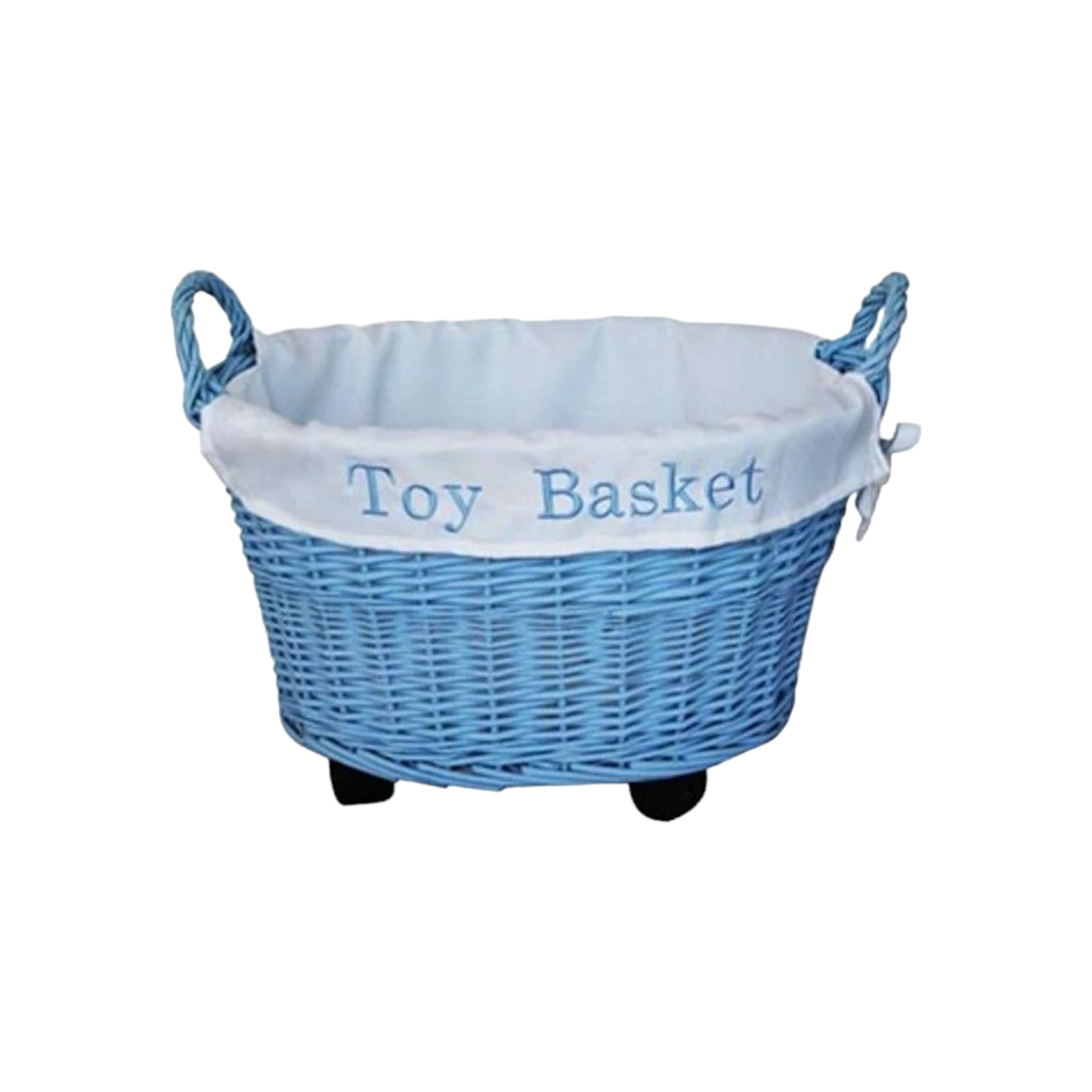 Totally Home Toy Wicker Basket with Wheels TH15