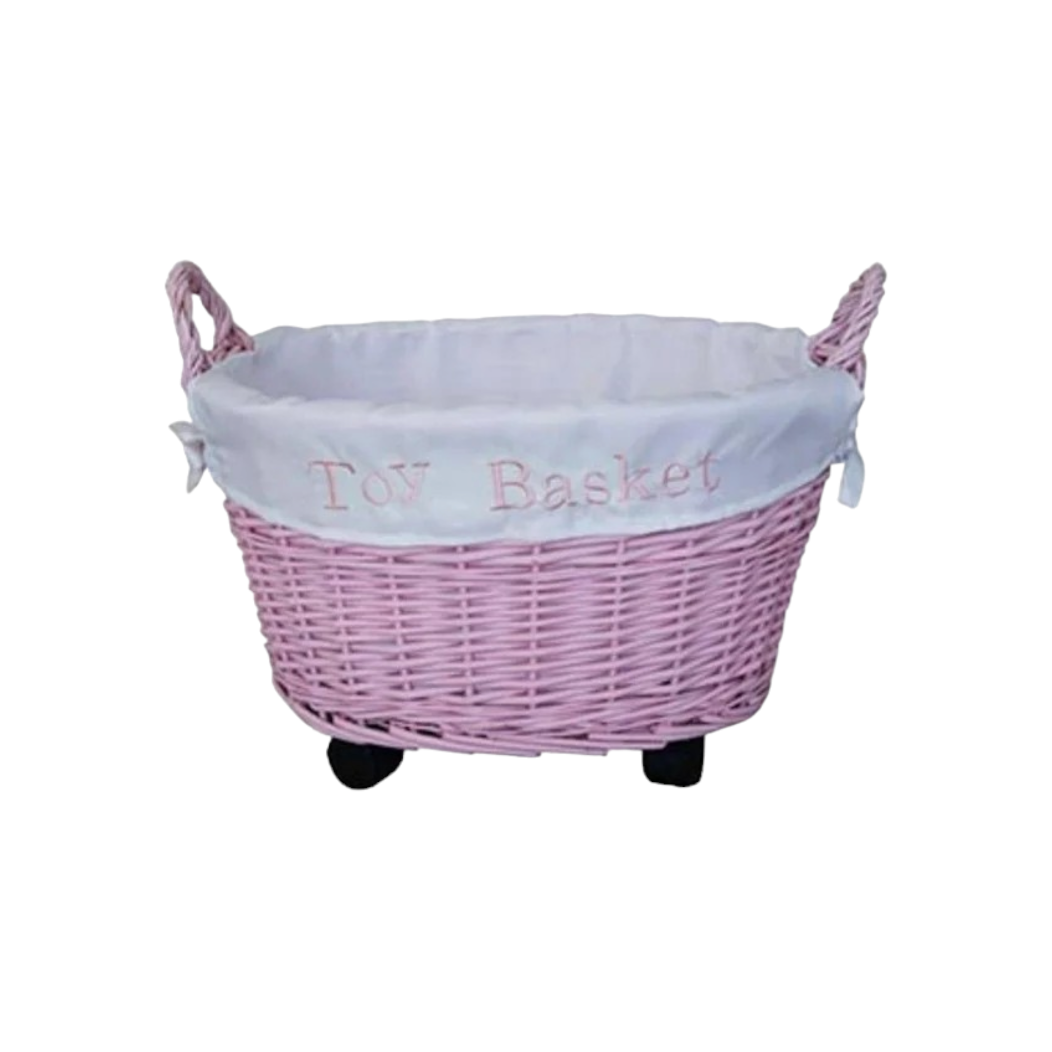 Totally Home Toy Wicker Basket with Wheels TH15