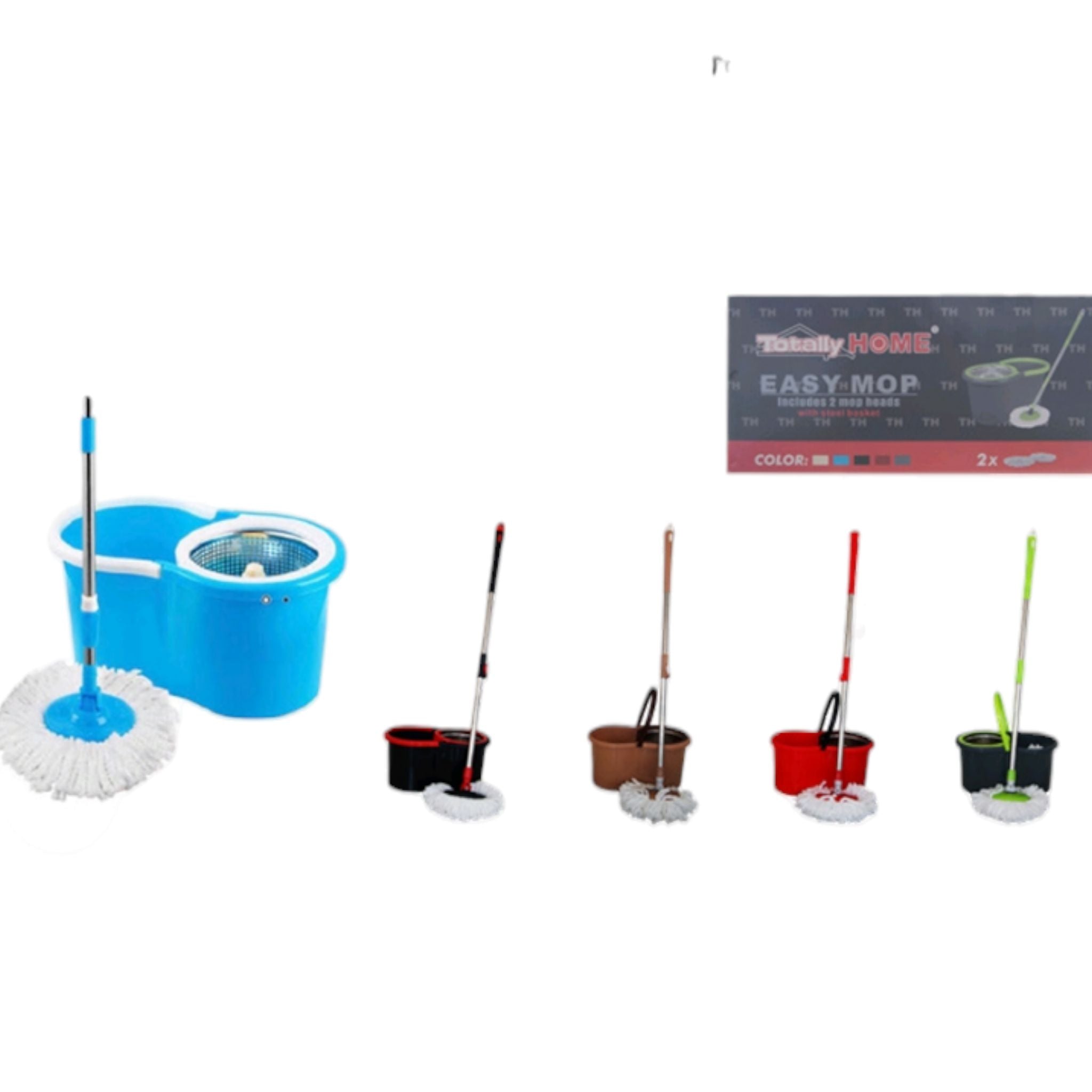 Totally Home Rotating Mop with Wringer Bucket TH132