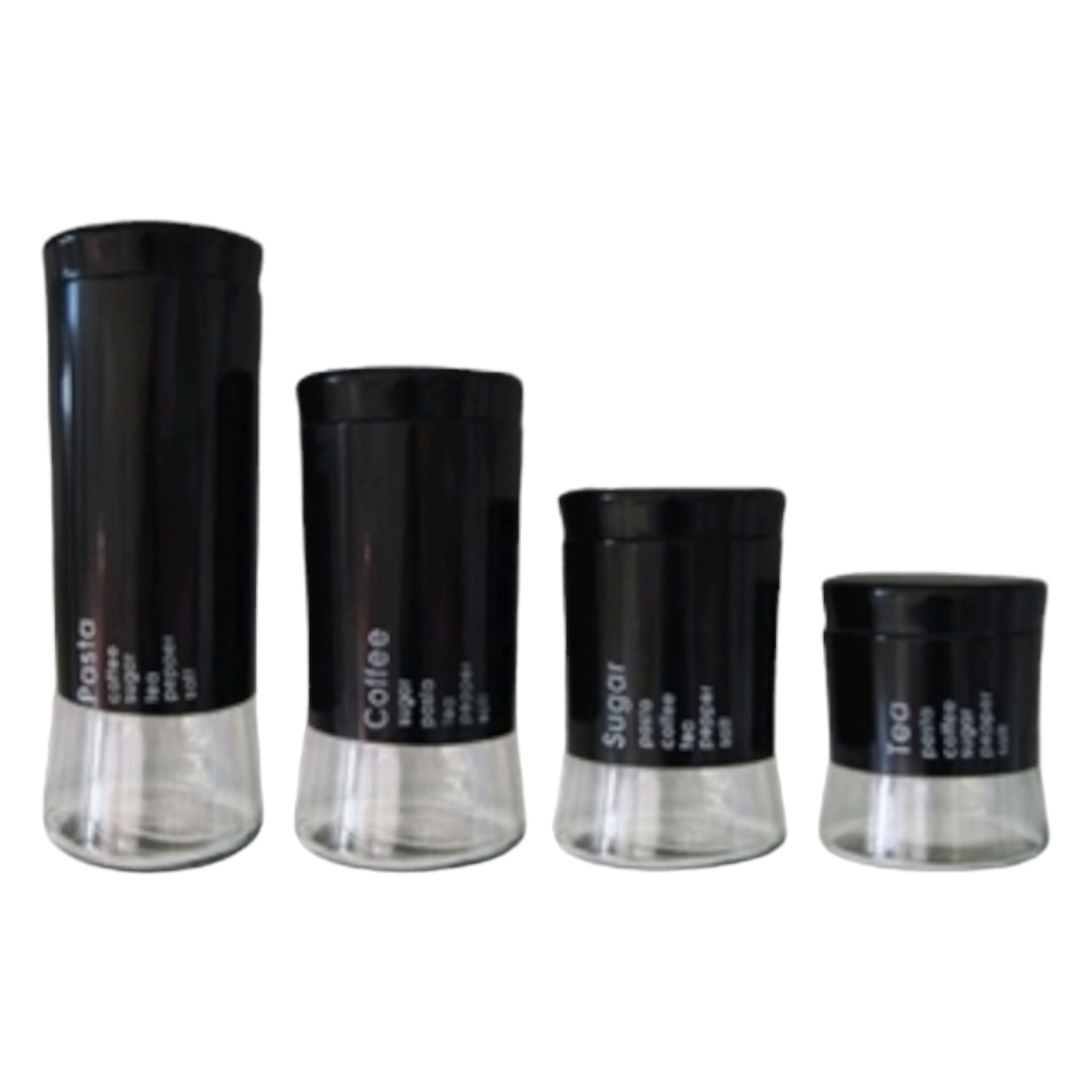 Totally Home Glass Canister 4pc Set