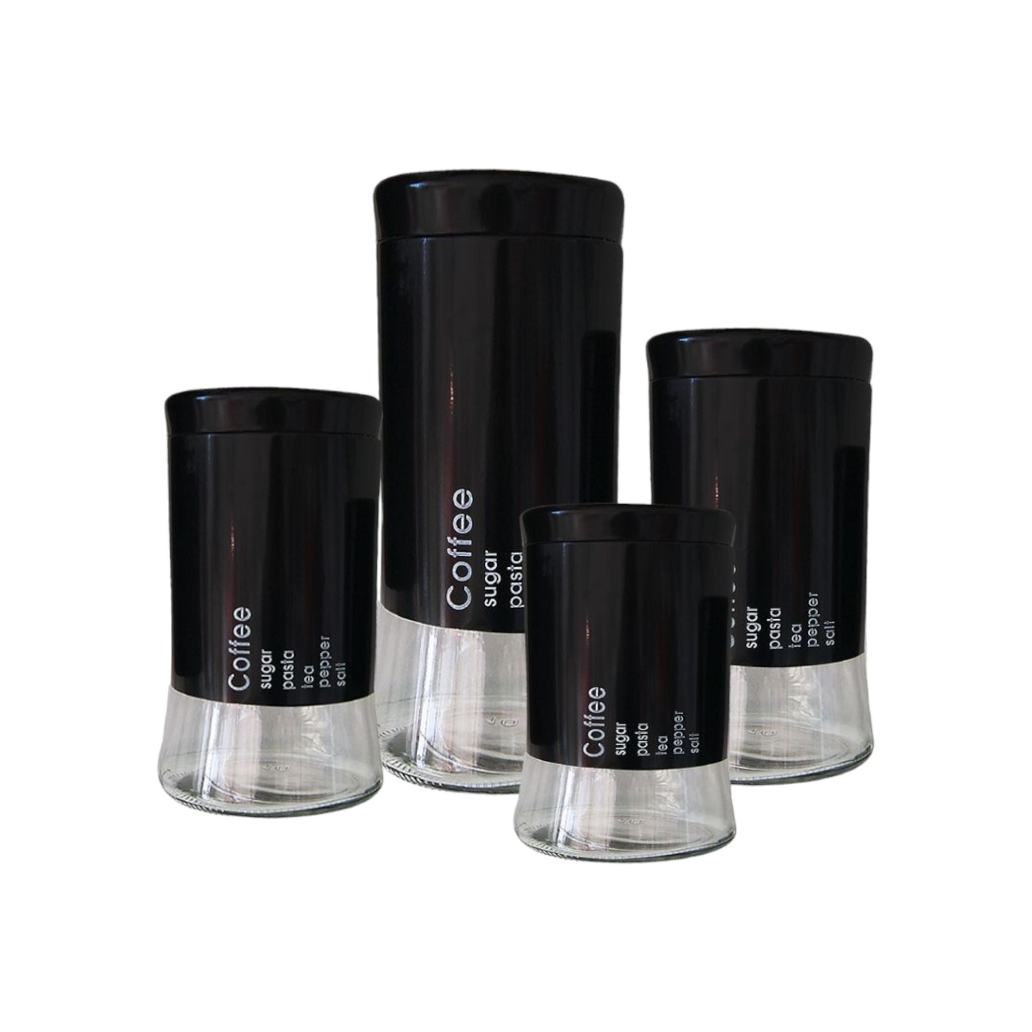 Totally Home Glass Canister 4pc Set