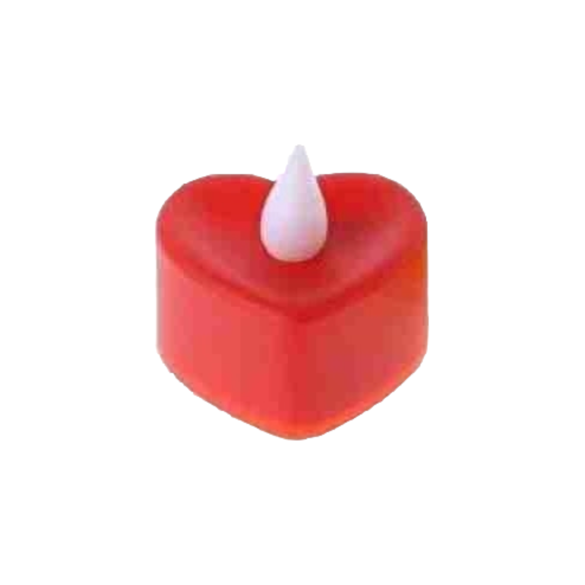 Led Tealight Heart Design Candle 4x2.1cm