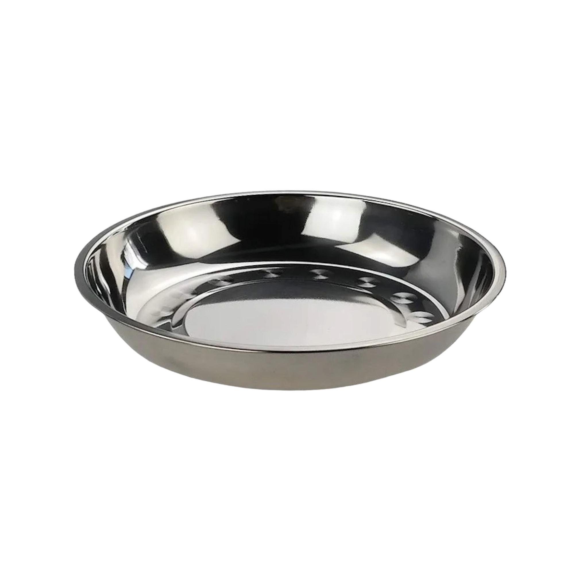 Serving Plate Round Stainless Steel
