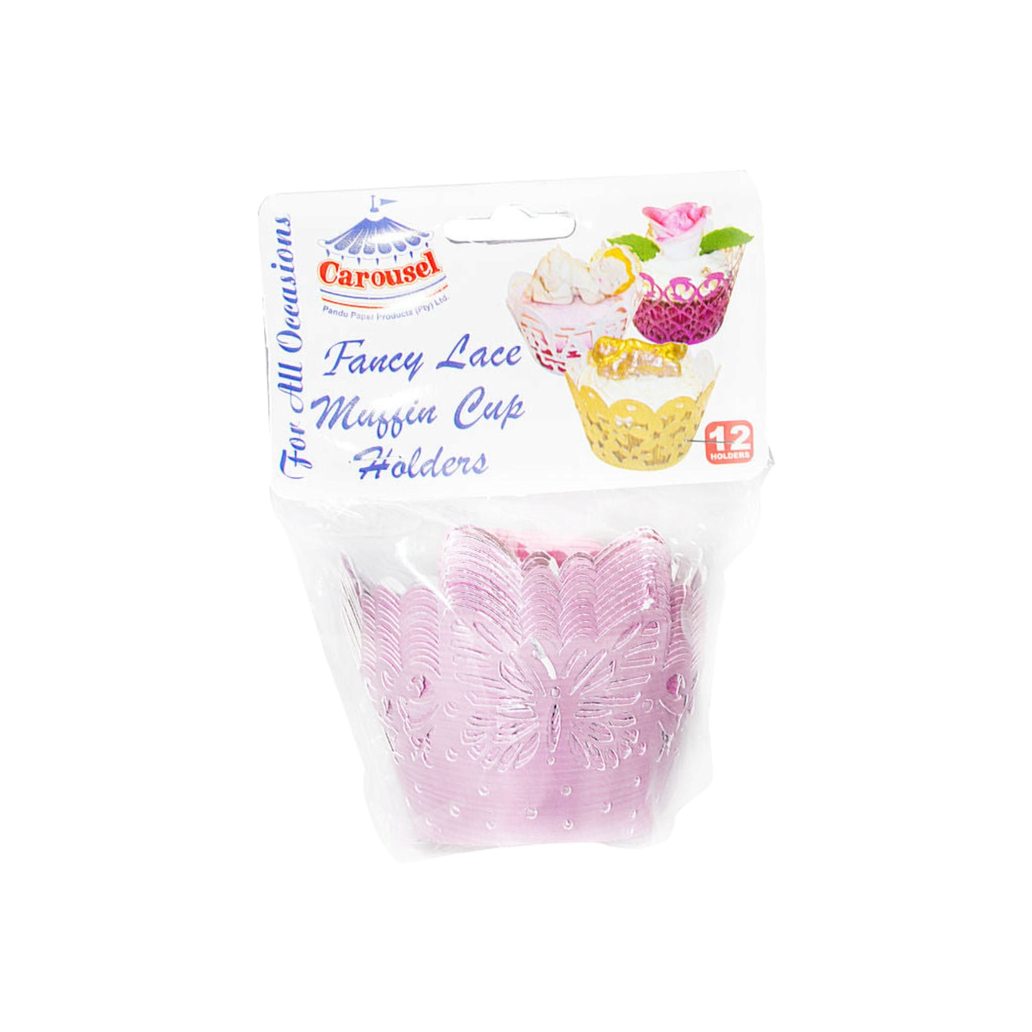 Baking Paper Muffin Cupcake Liners - Biscuit Card Holder Fancy 12pack