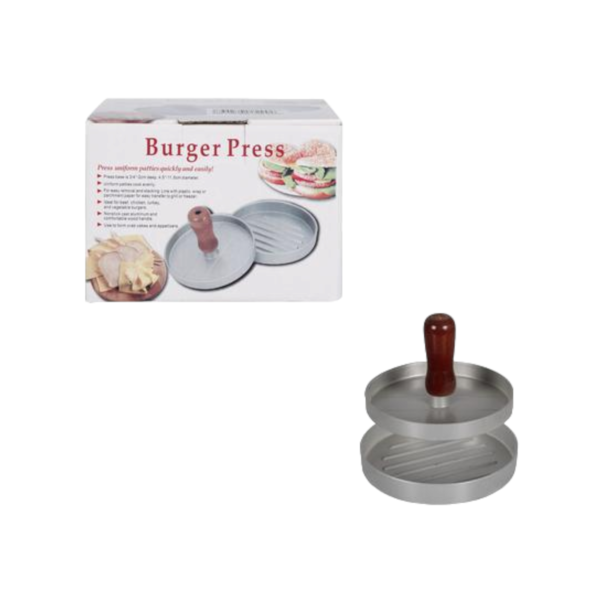 Aluminium Burger Press 11x1.7cm