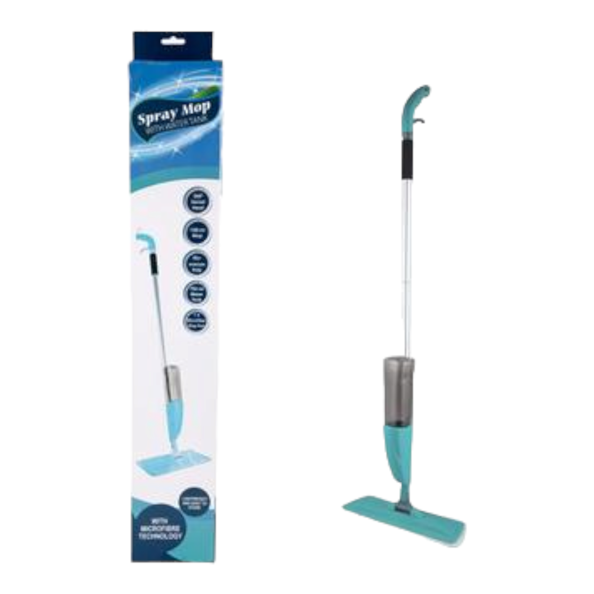 Microfiber Sprayer Mop 1.27m