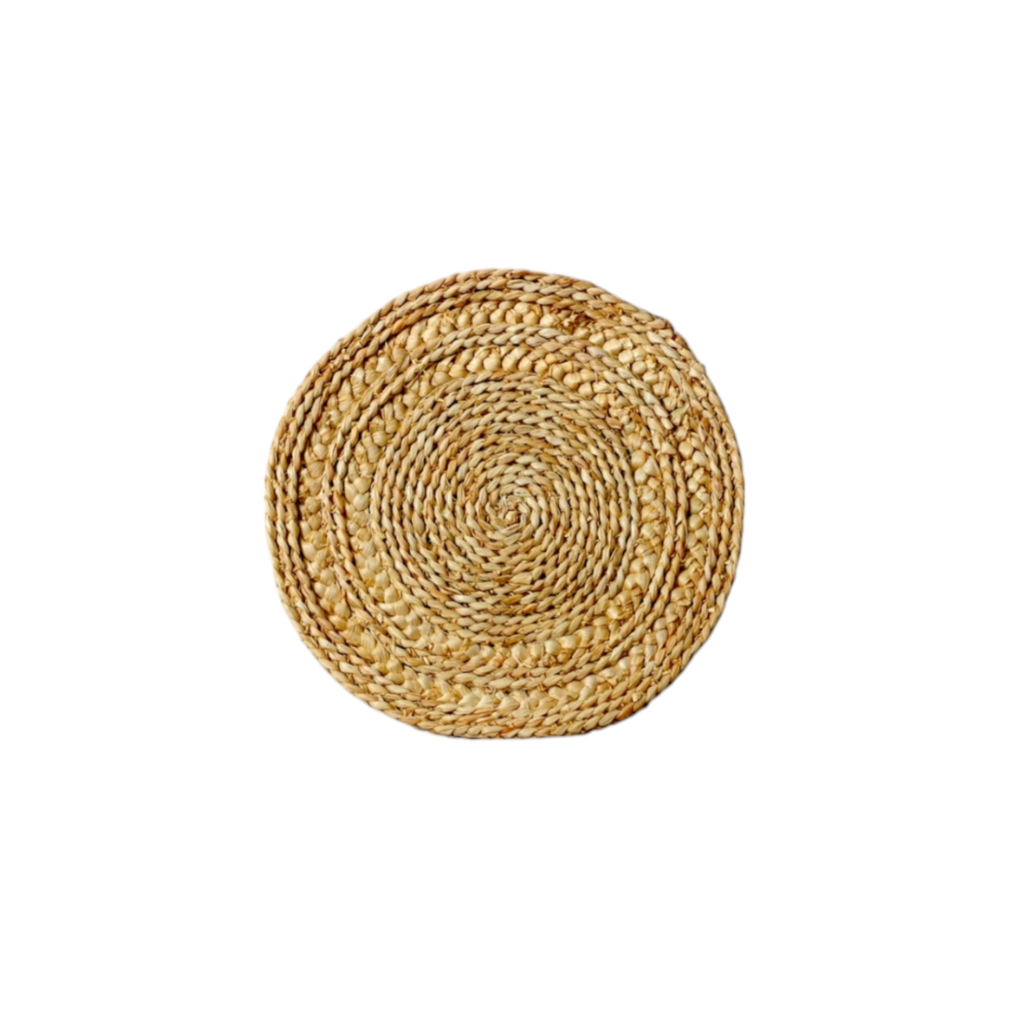 Natural Woven Grass Placemat Round 38cm