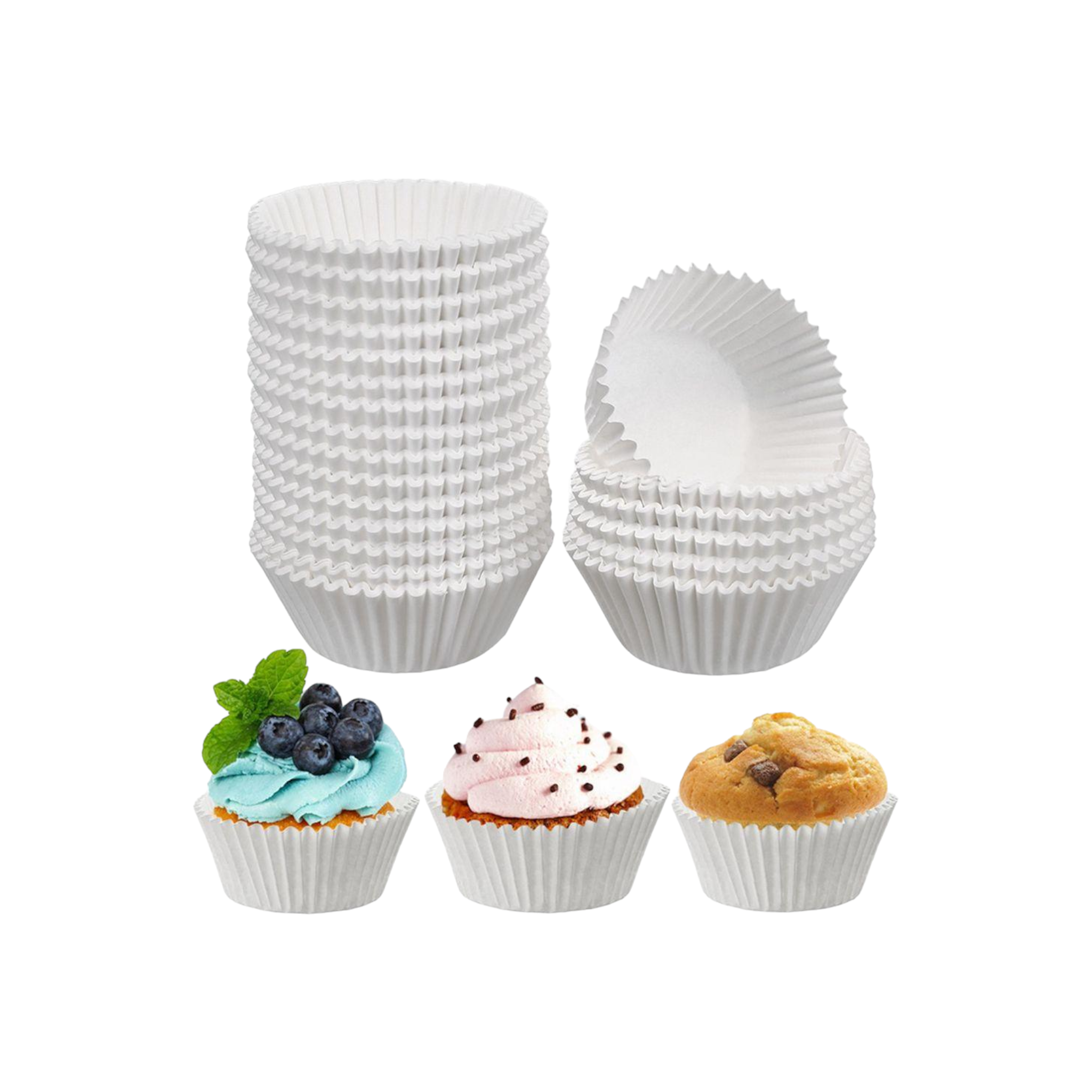 Muffin Cupcake Case Paper Liners S10 100pack BJ3