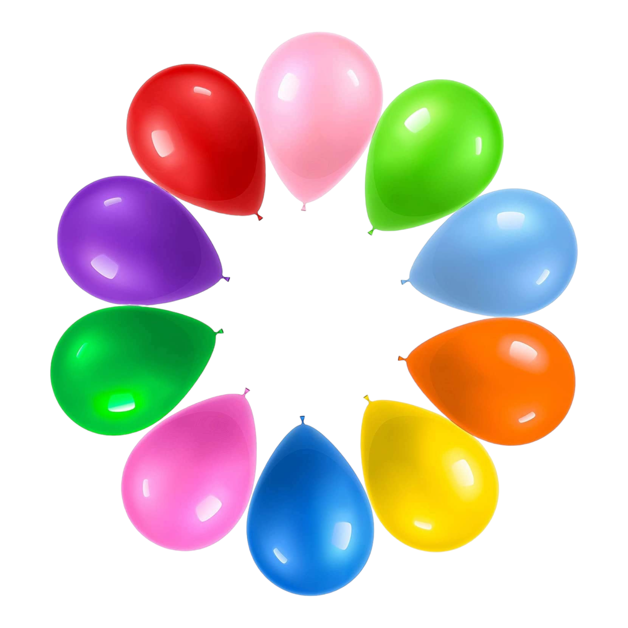 Party Latex Balloons 12inch Standard 10pack