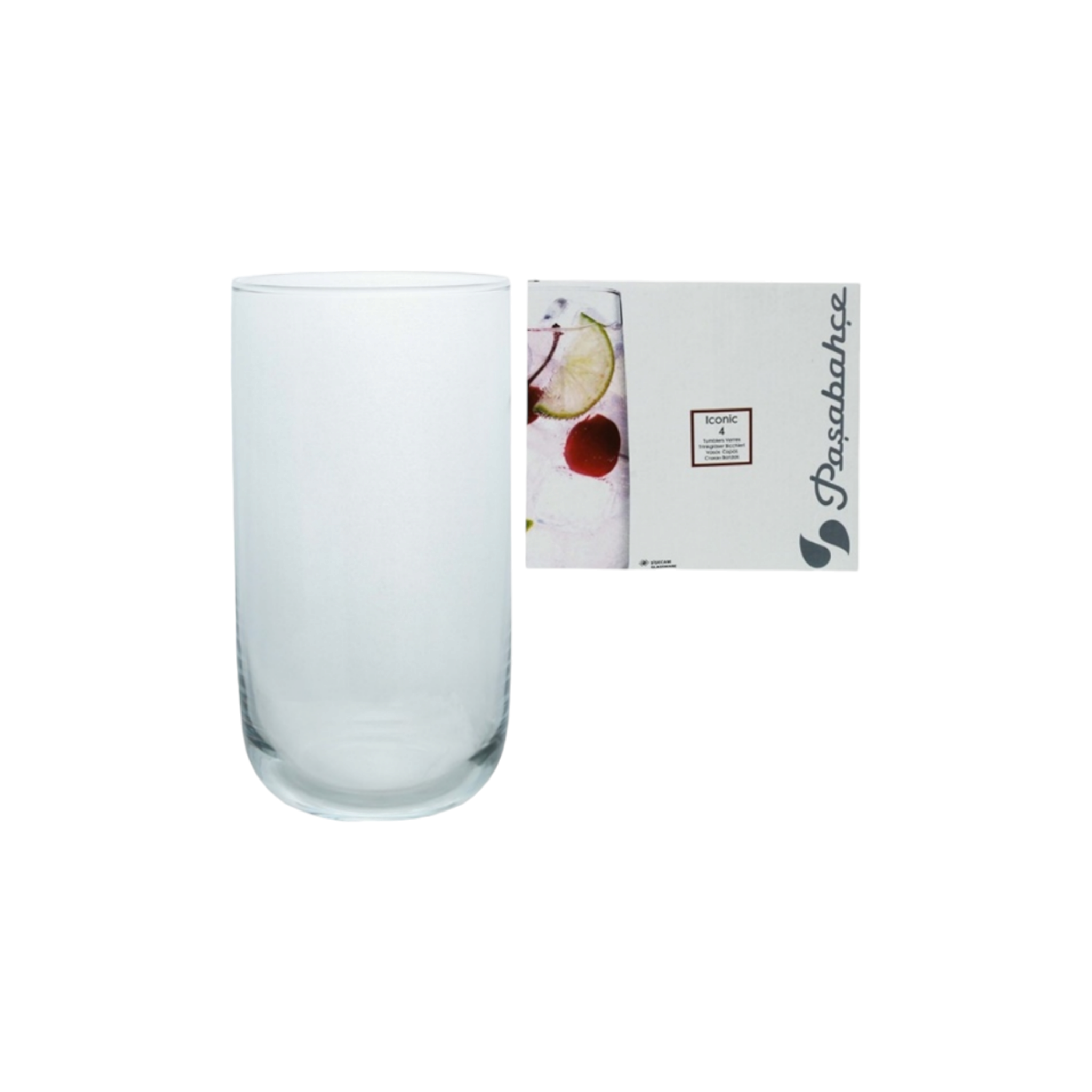 Pasabahce Iconic Hiball Glass Tumbler 540ml4pack