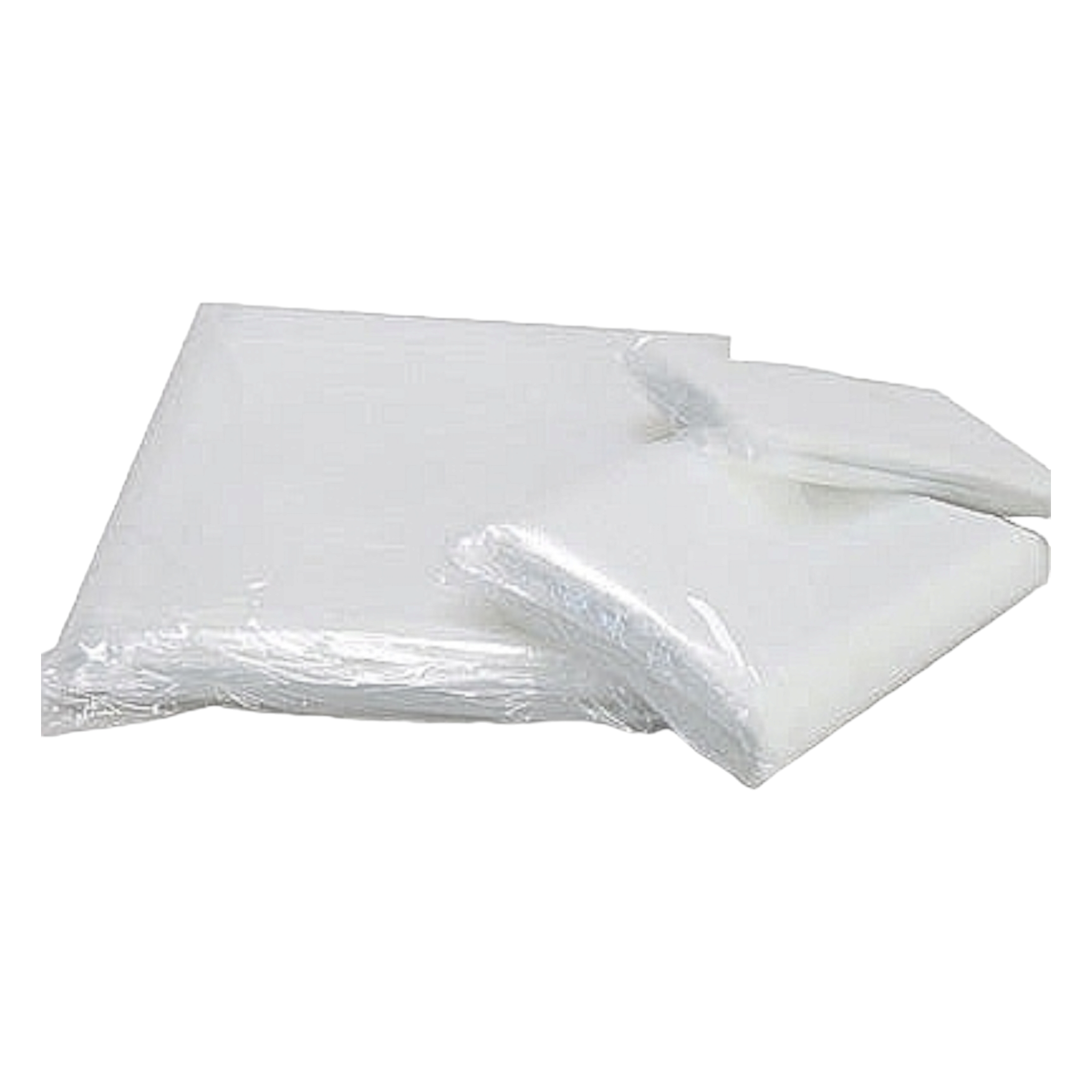 Plastic Bag 300x650mm 100microns 5kg Ice Block Bags No Punch 100pack