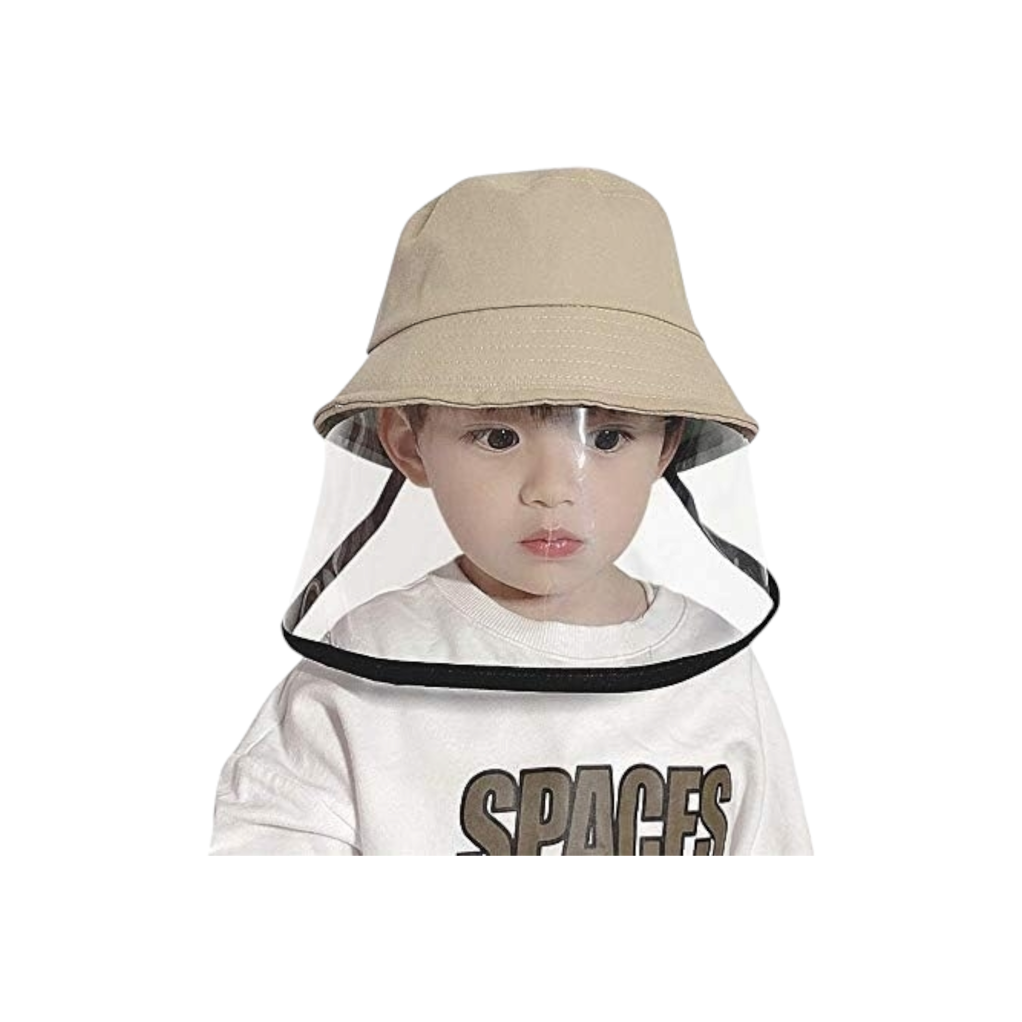 Kids Bucket Hat Bob with Face Shield Screen Anti Splash & Protection
