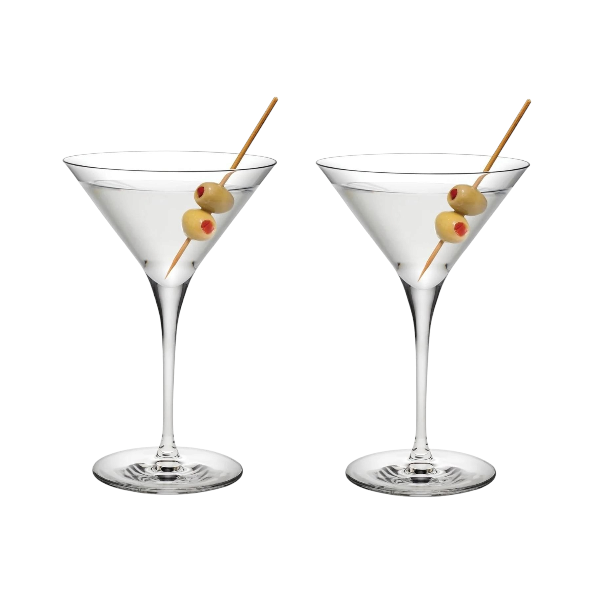 NUDE Vintage Glass Tumbler Stemmed 290ml Cocktail Martini 2pack Pasabahce