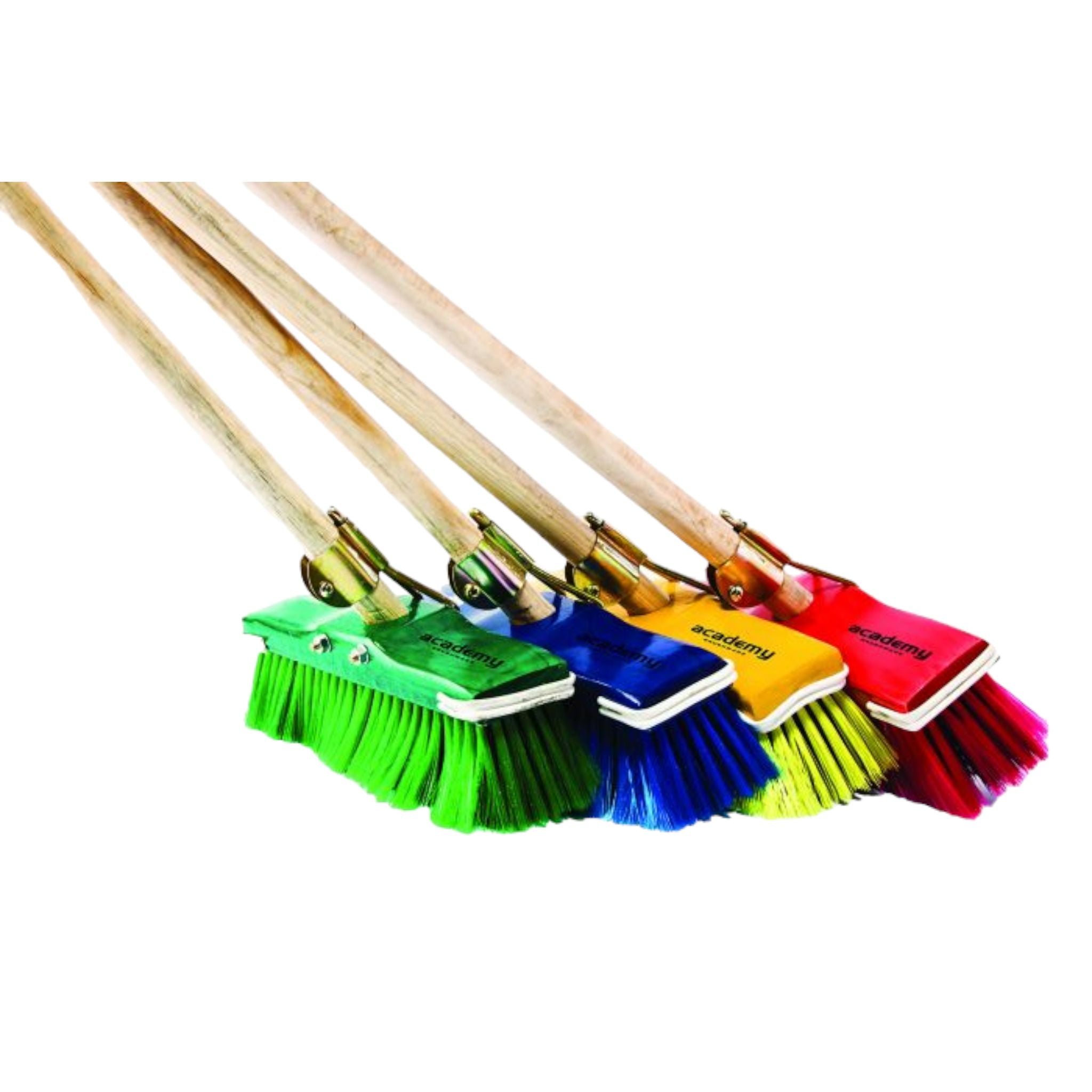 Academy Soft Fibre Broom with  Wooden Handle GB1 F13359