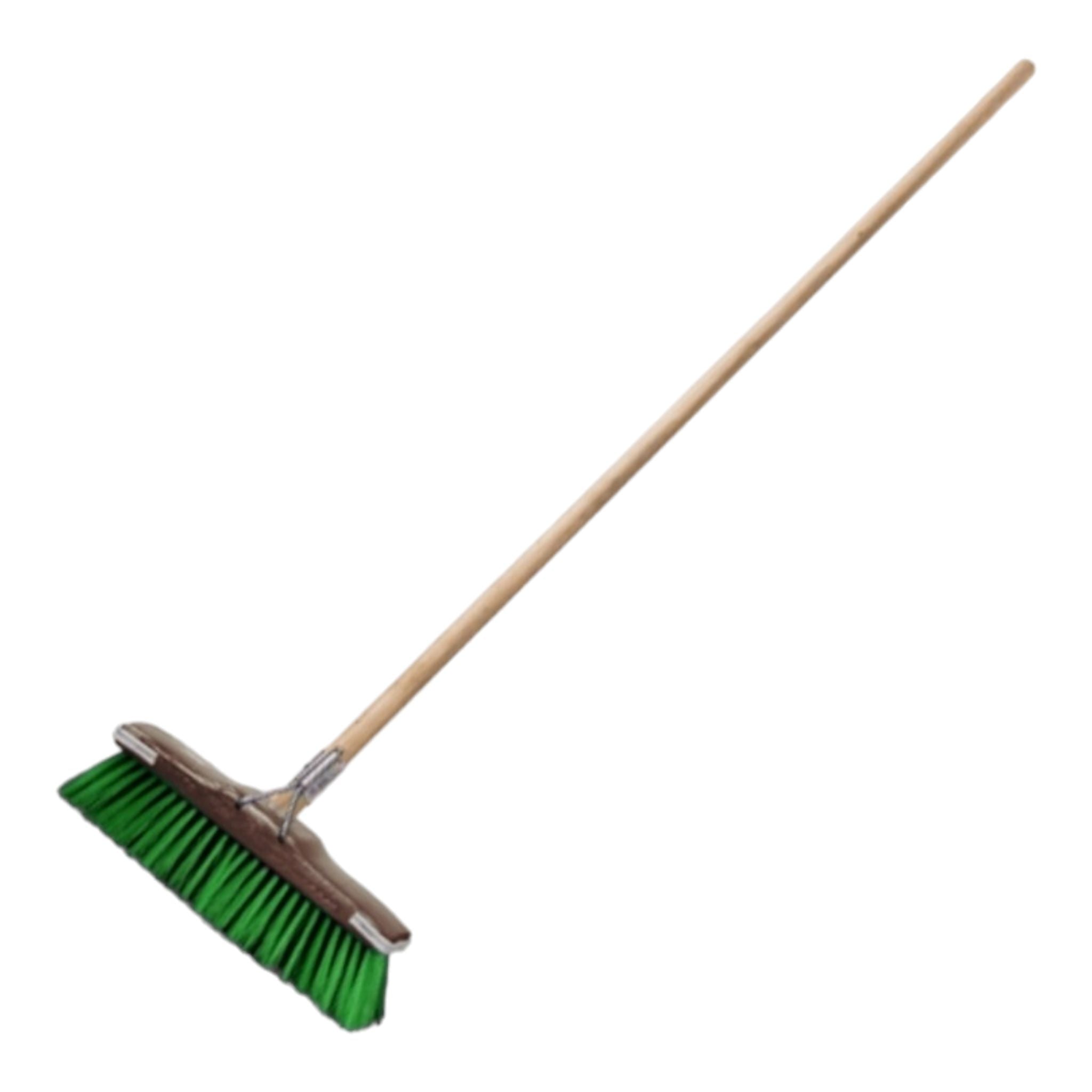 Academy Soft Fibre Broom with  Wooden Handle GB1 F13359