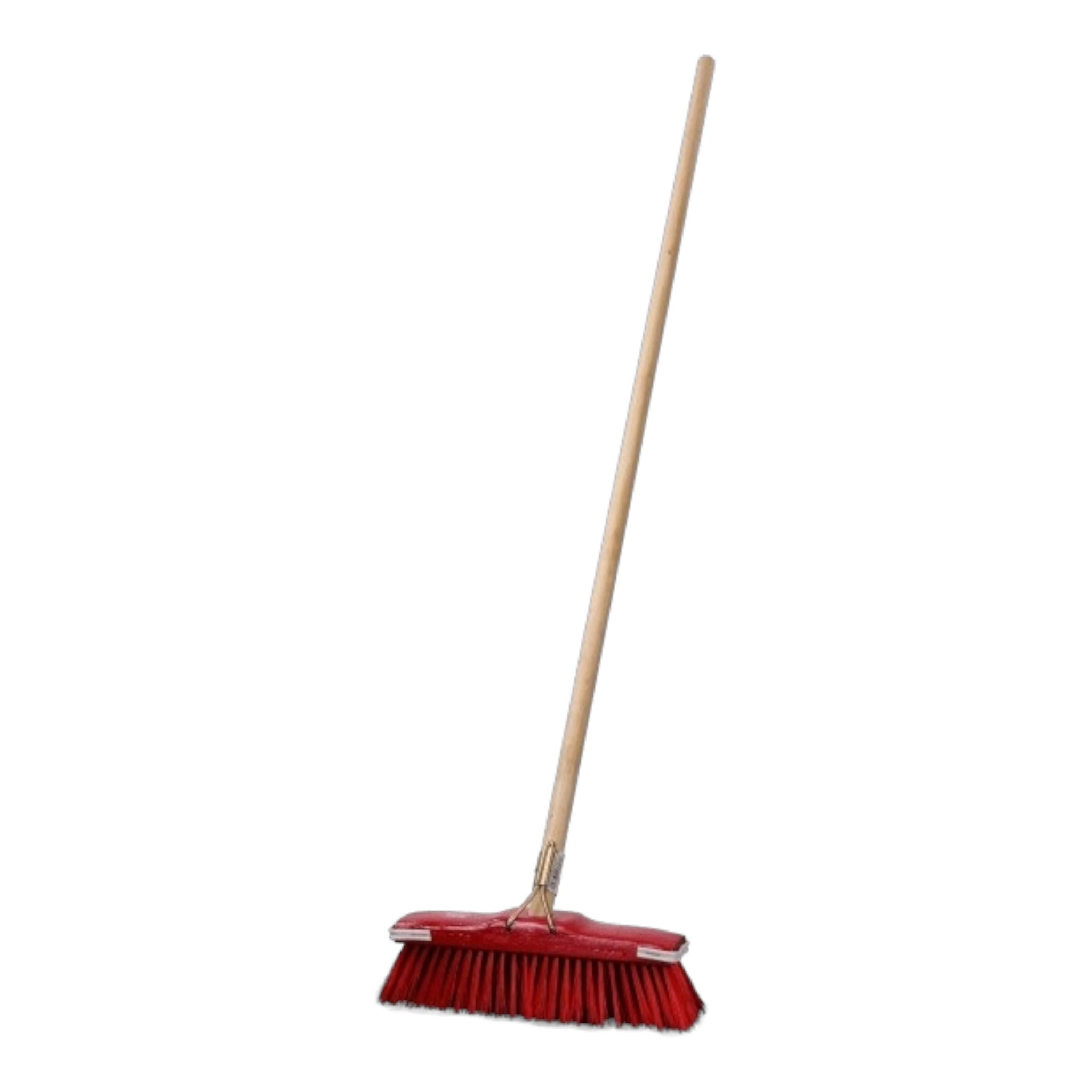 Academy Soft Fibre Broom with  Wooden Handle GB1 F13359