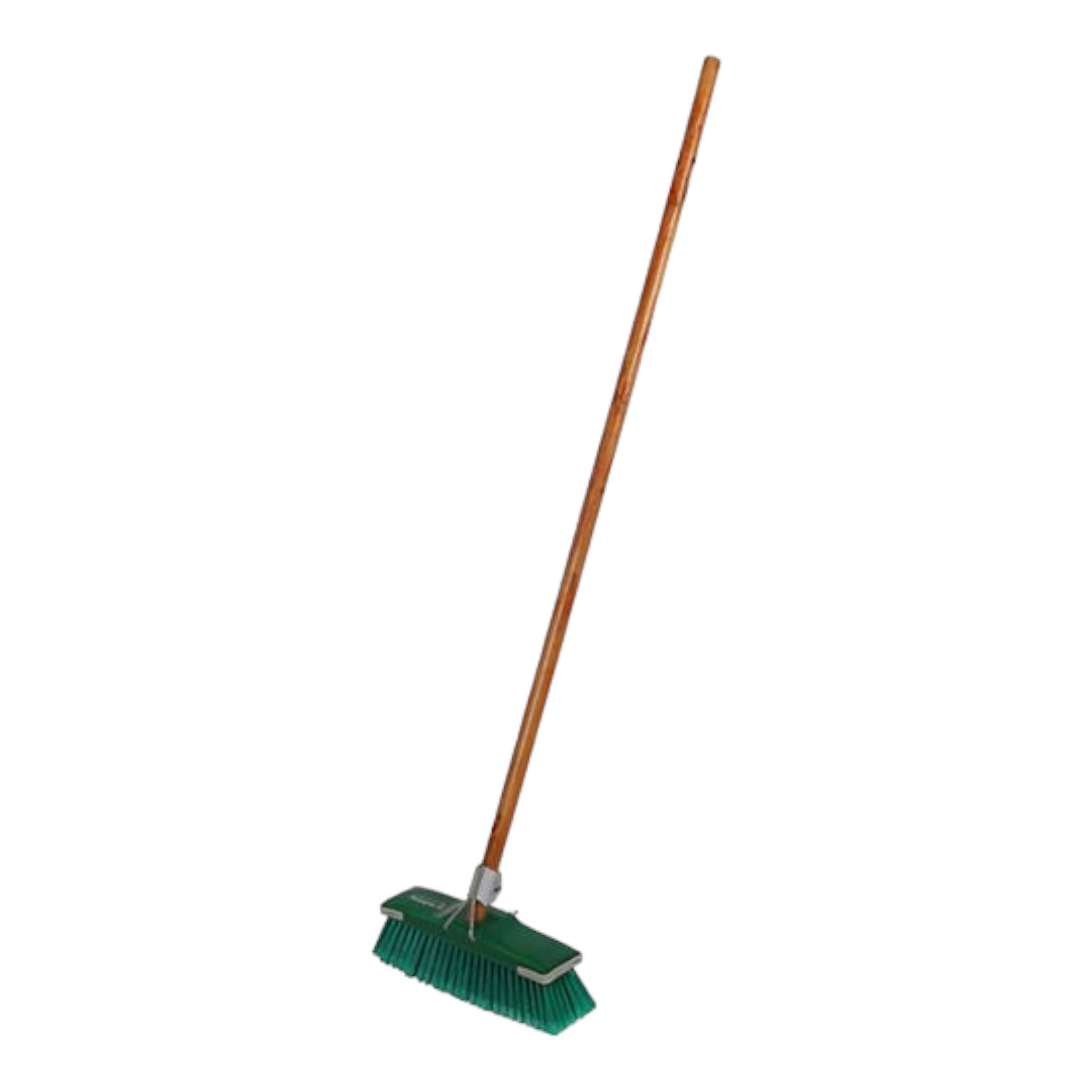 Academy Soft Fibre Broom with  Wooden Handle GB1 F13359