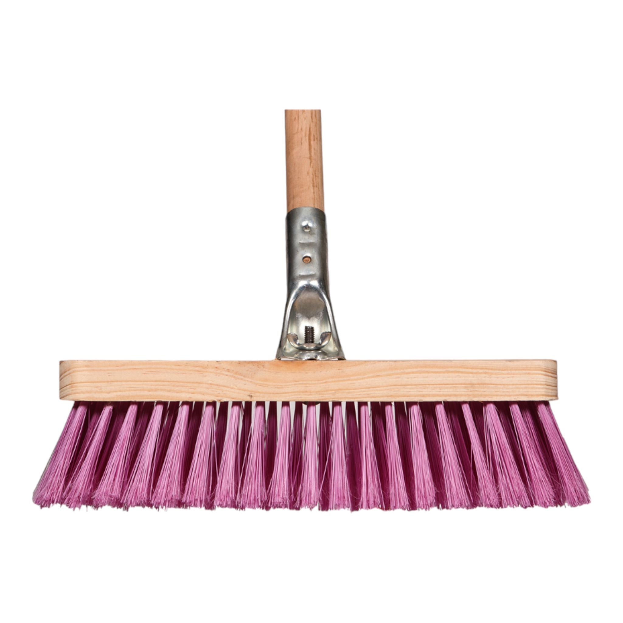 Academy Platform Broom Funky Purple with Wooden Handle  460mm F3383 Academy