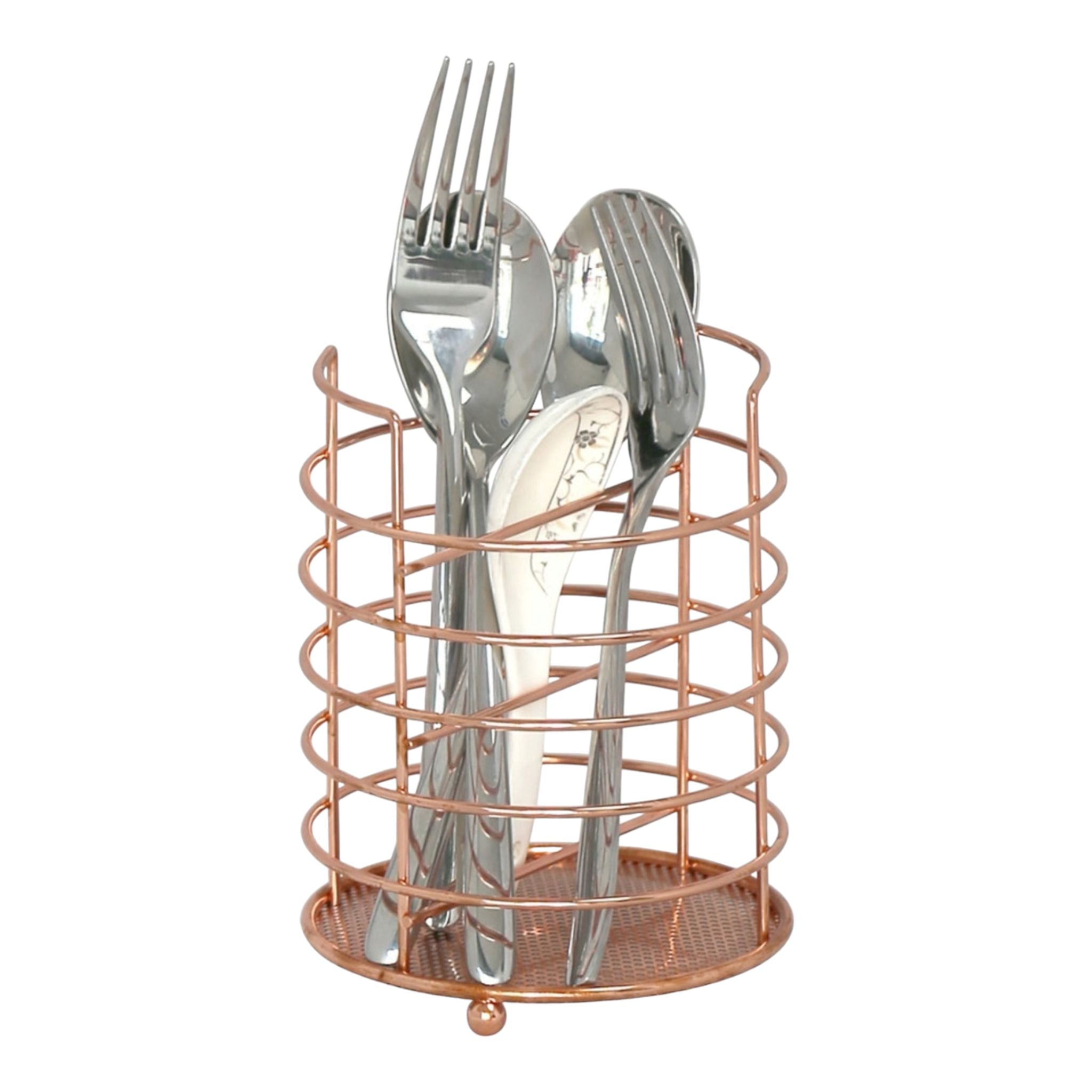 Continental Homeware Cutlery Drainer Stand Rose Gold CH521