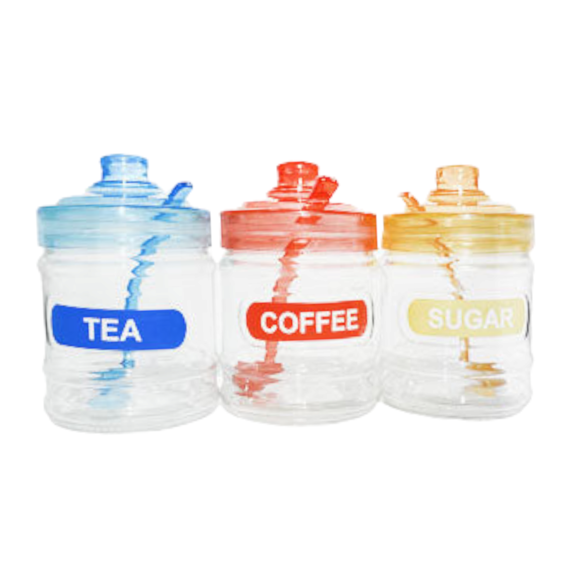Continental Homeware Canister Spice Set 3pc 3-Colours CH278