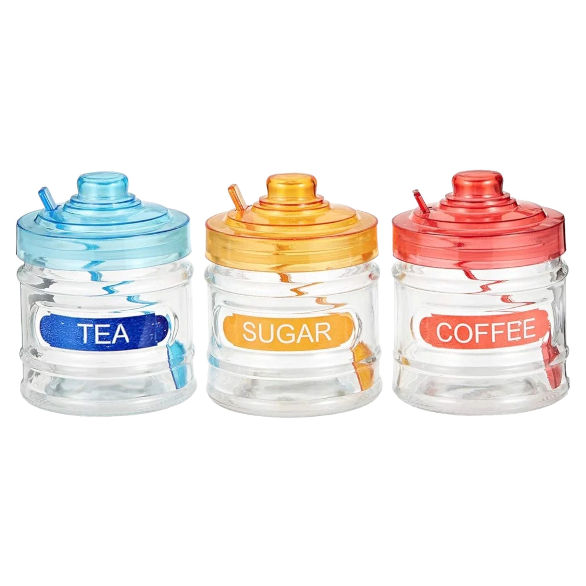 Continental Homeware Canister Spice Set 3pc 3-Colours CH278