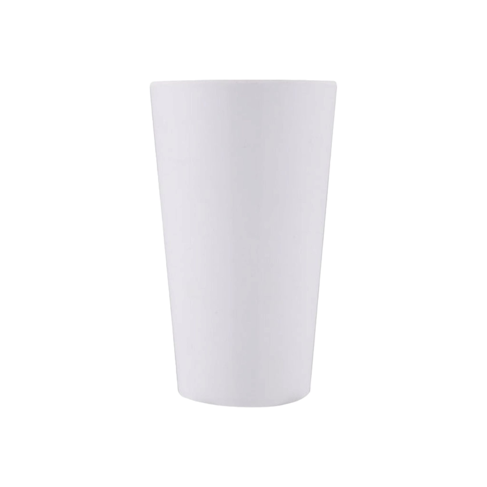 Melamine Tumbler White Tall 8x14cm 13049