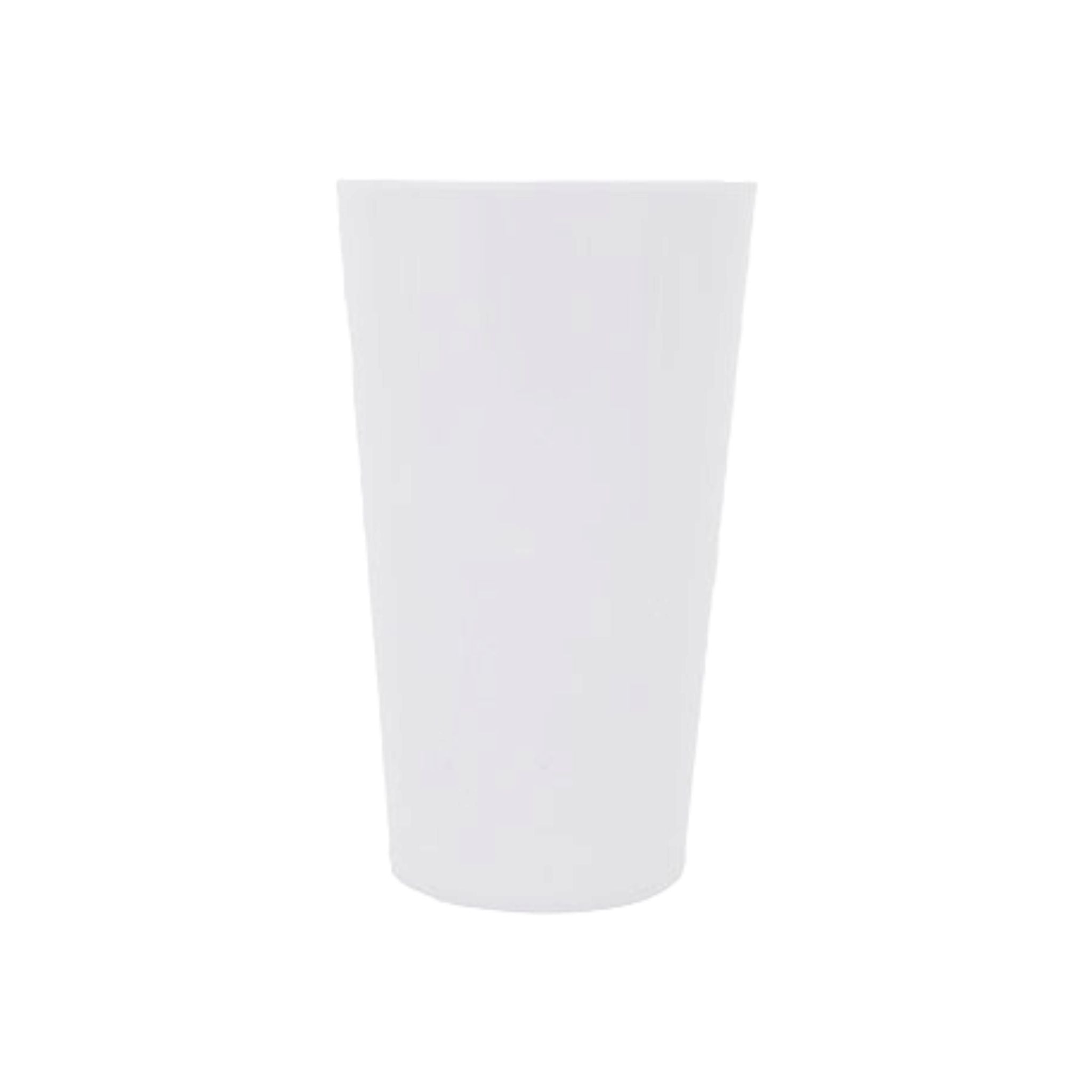 Melamine Tumbler White Tall 8x14cm 13049