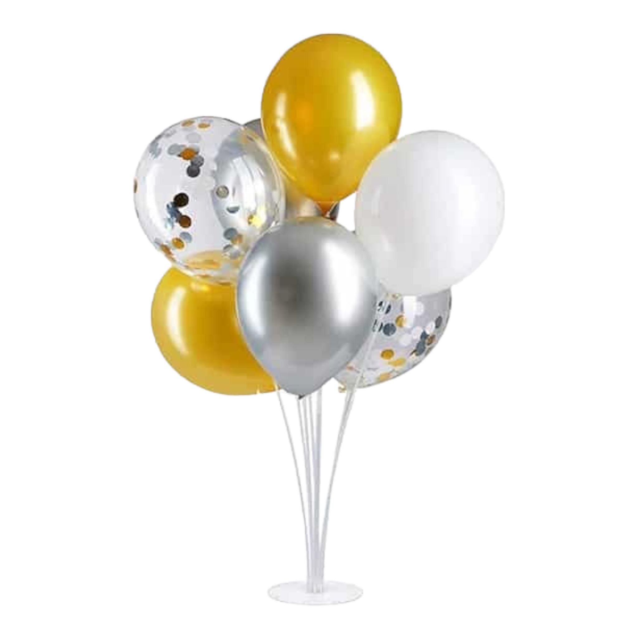 Balloon Column Stand 28cm 7-Cup and Base Set