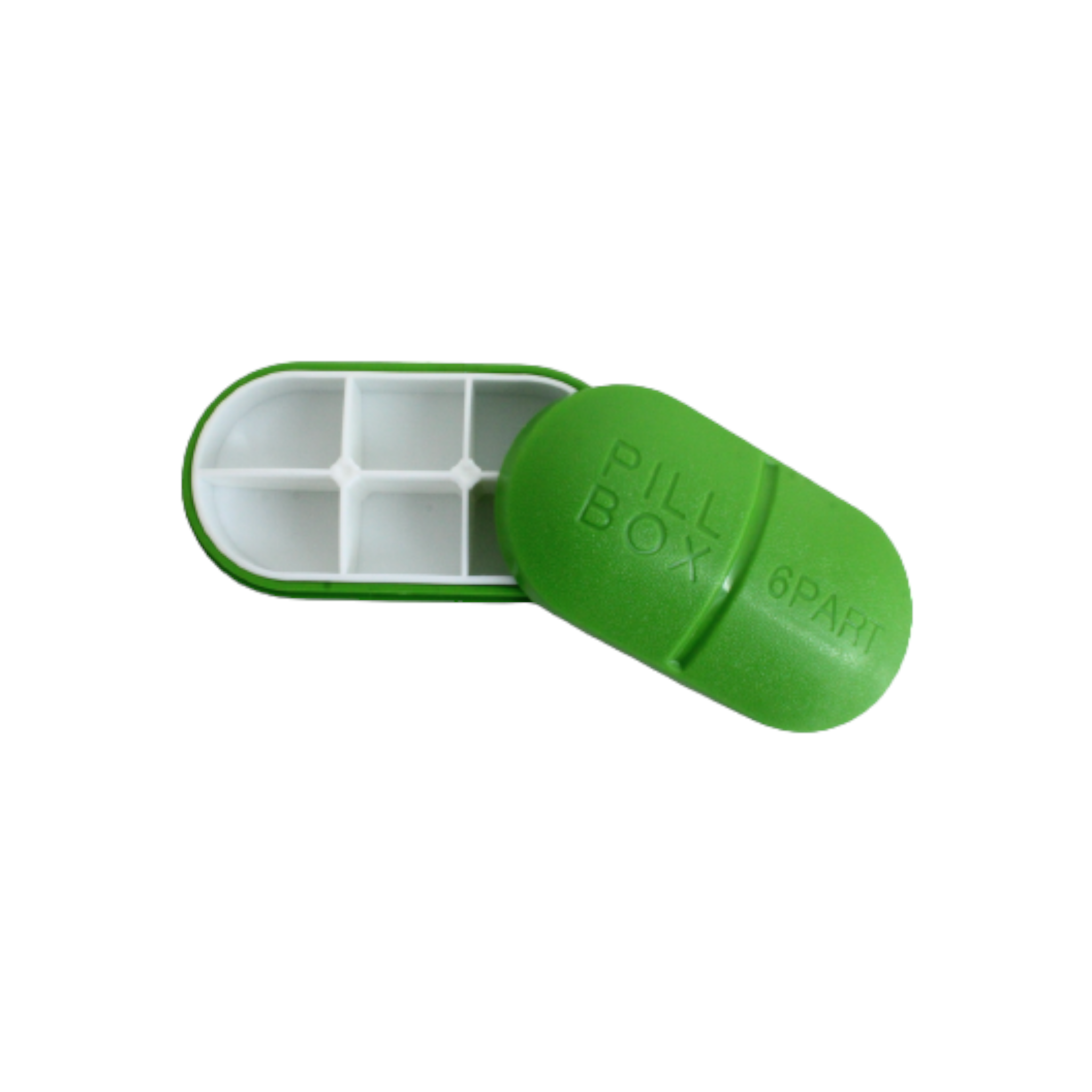 Plastic Pill Box 6 Division  XP1295