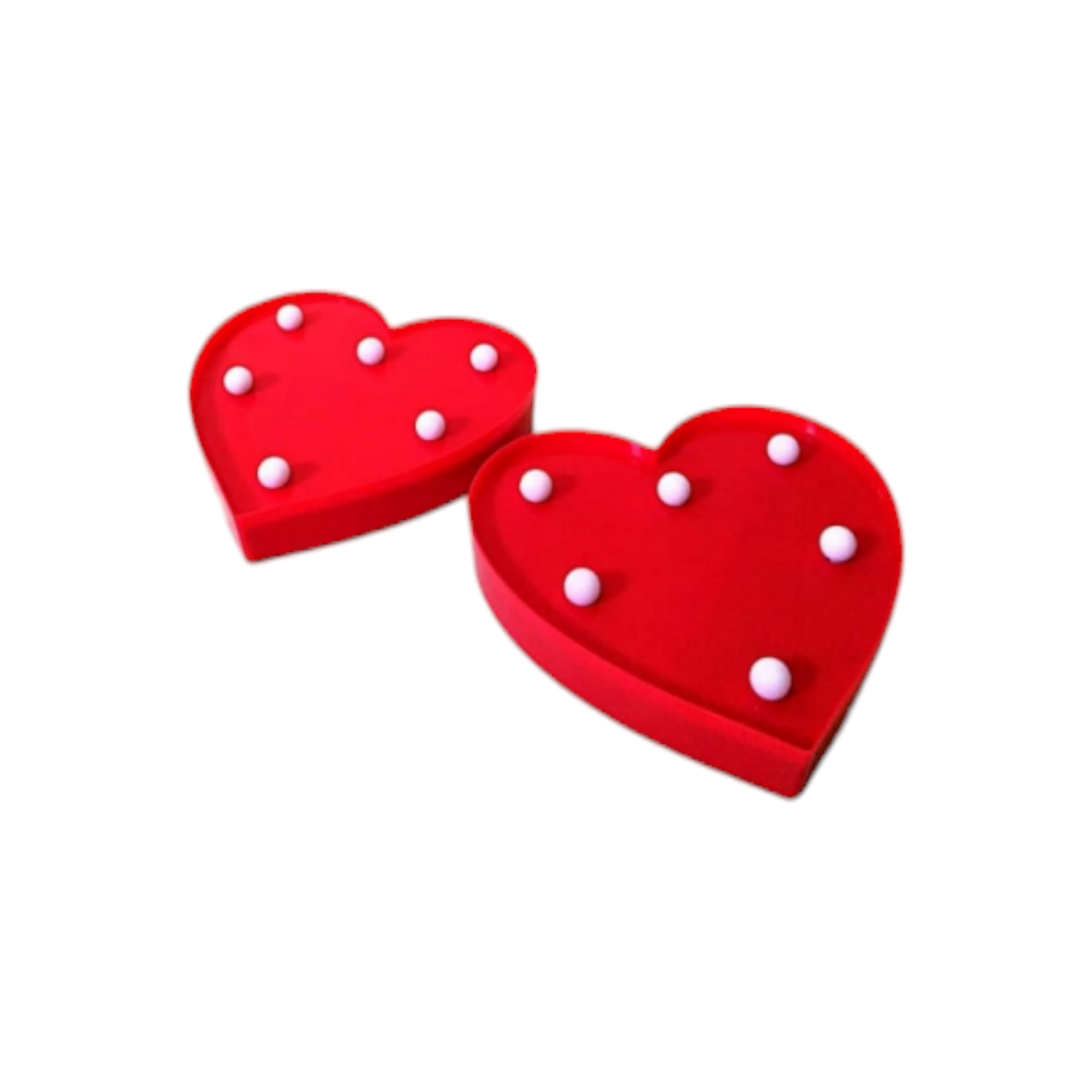 Heart Shaped LED Light Battery Operated