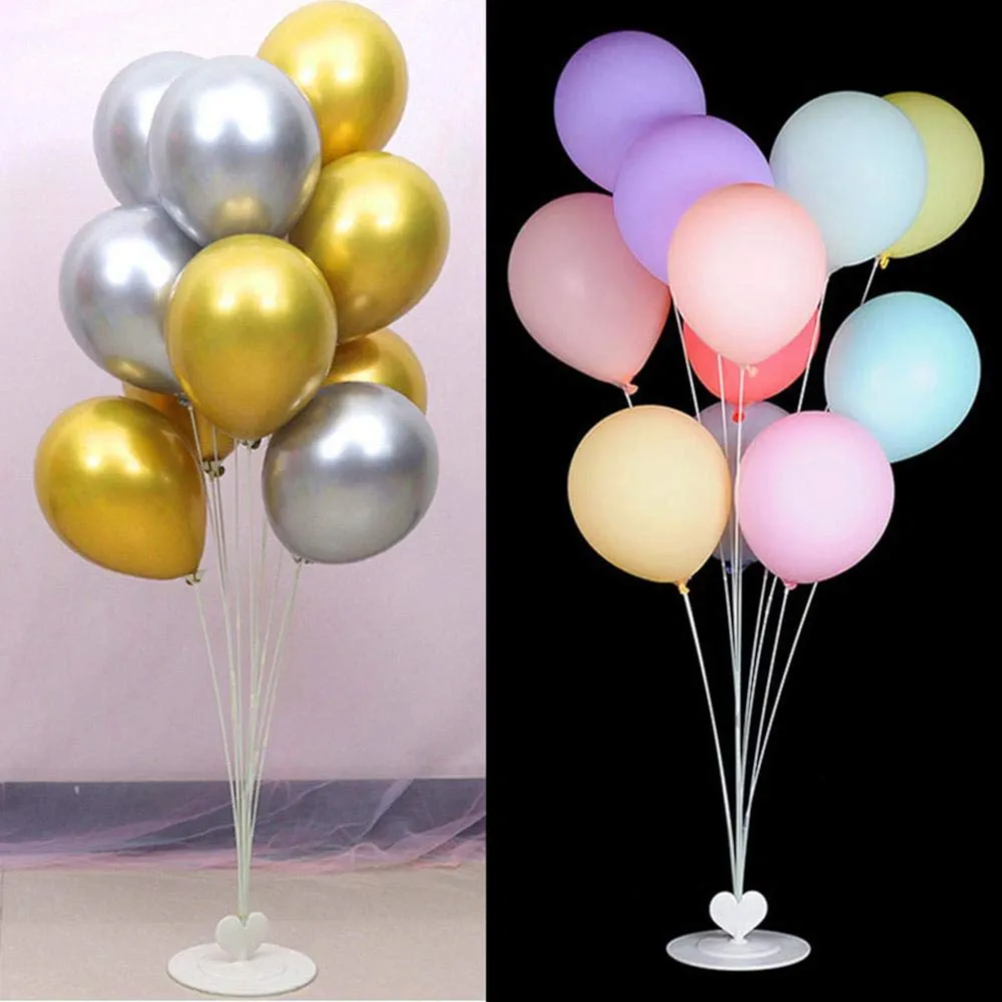 Balloon Column Stand 100cm 11-Cups and Base Set