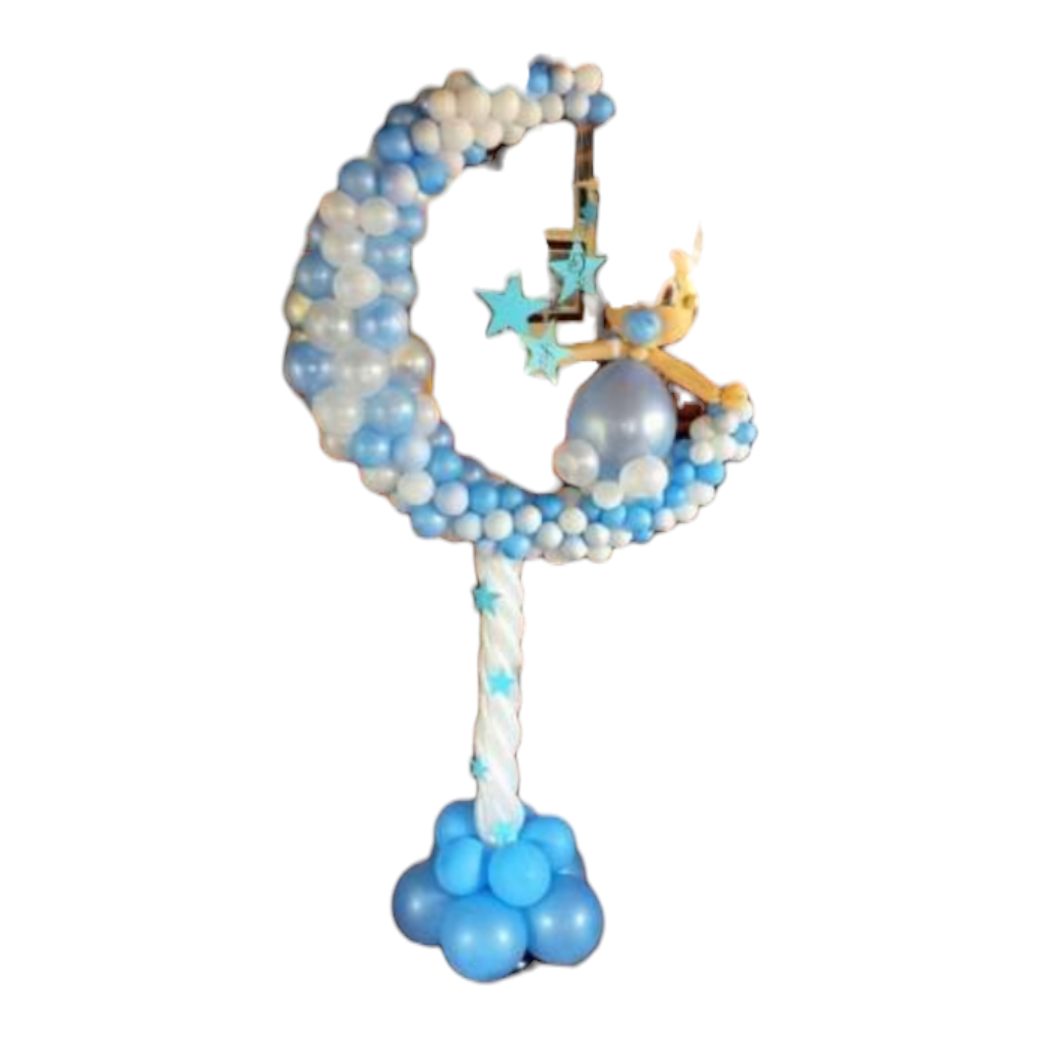 Balloon Stand Moon Shaped Garland Column 69x163cm