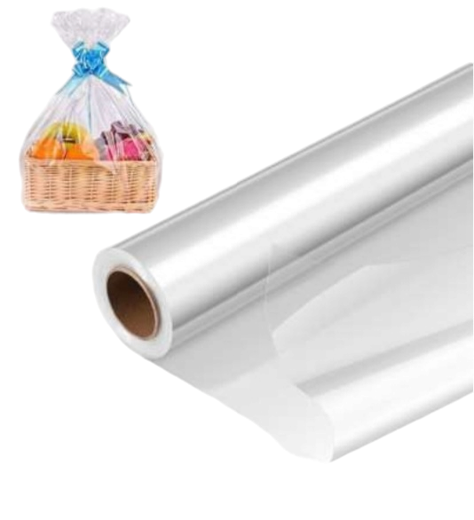 Cellophane Wrap Roll 50cmx2m Clear