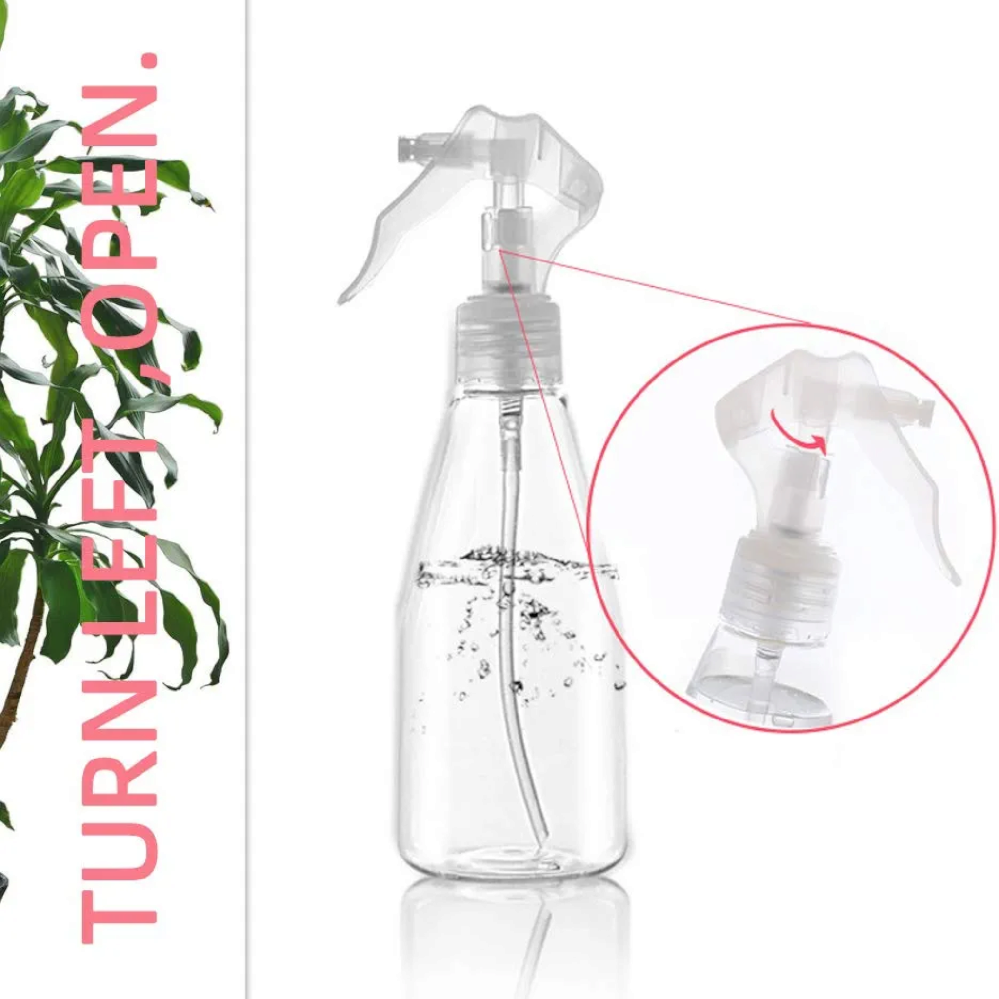 200ml Flower Spray Trigger Bottle PET Plastic