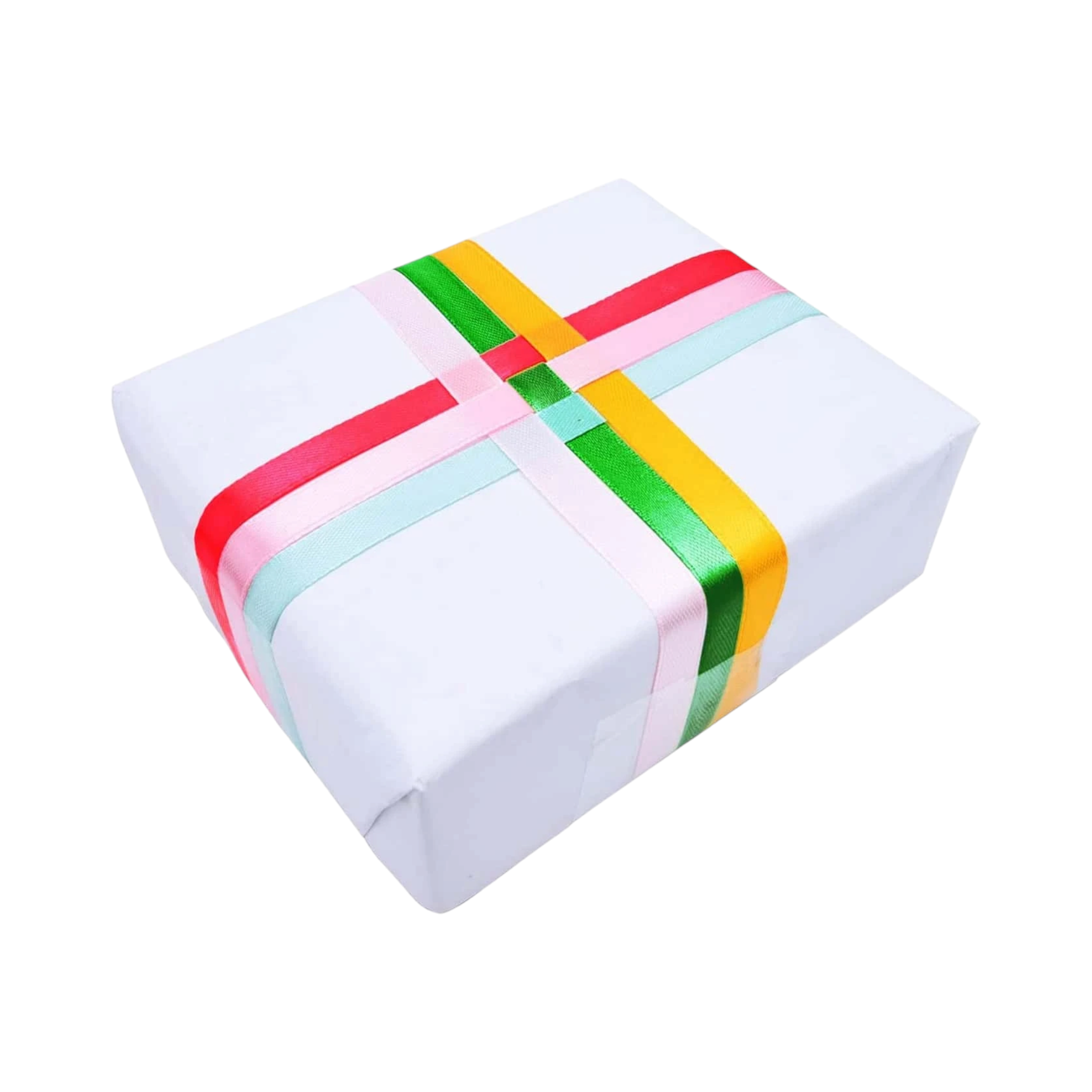 Satin Ribbon Roll Solid Color 0.5cmx91m