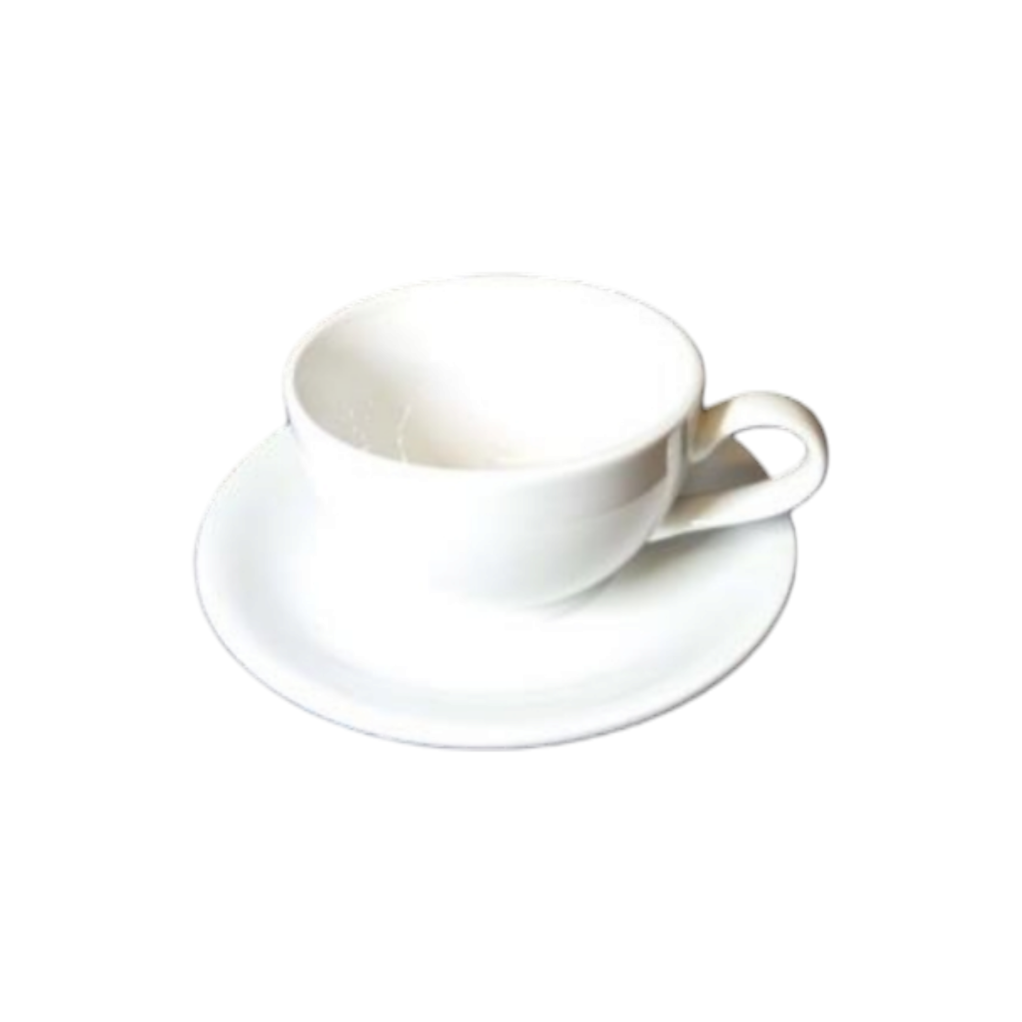 Ceramc Vintage Cup & Saucer 300ml White