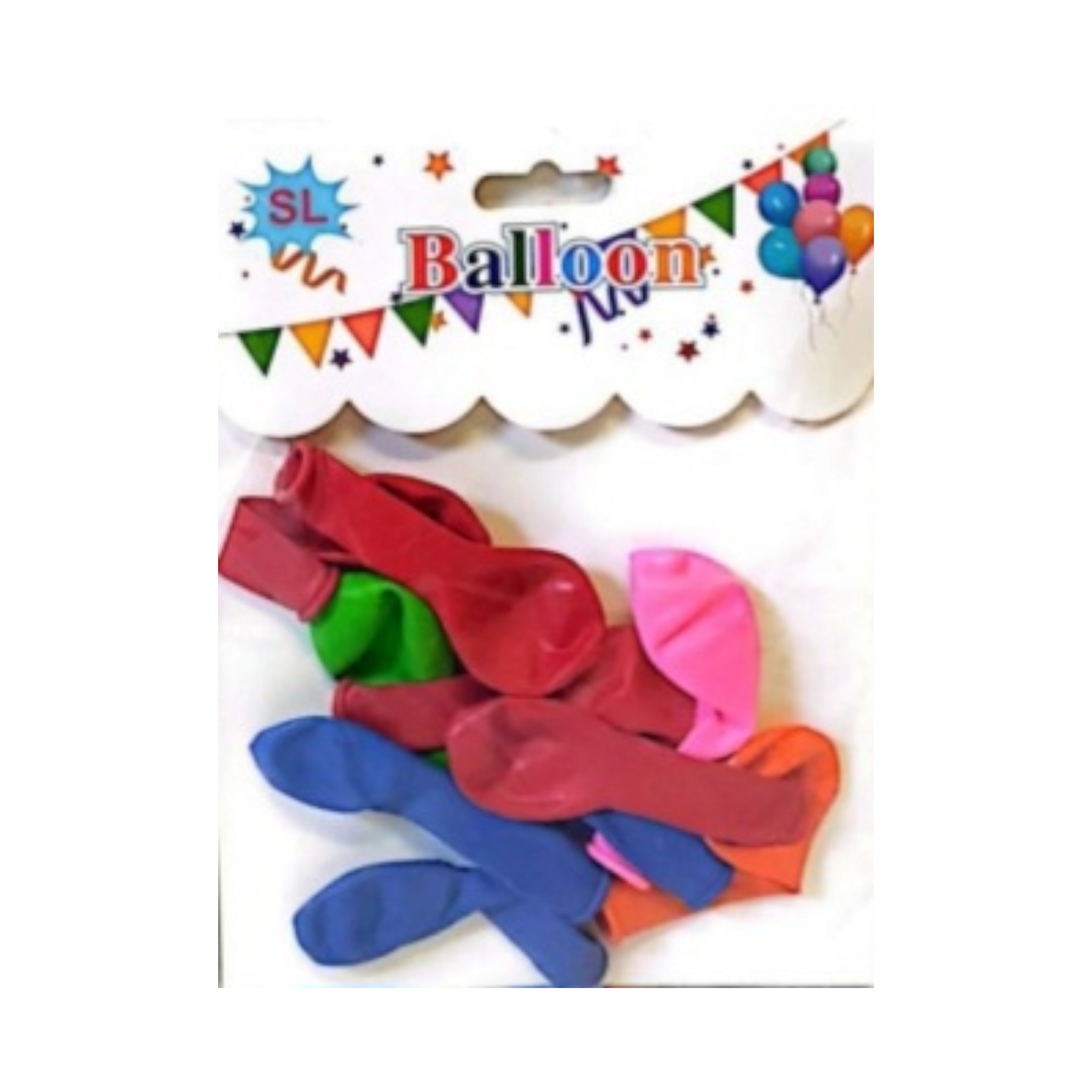 Latex Party Standard Balloons Solid Colours 5inch 10pcs