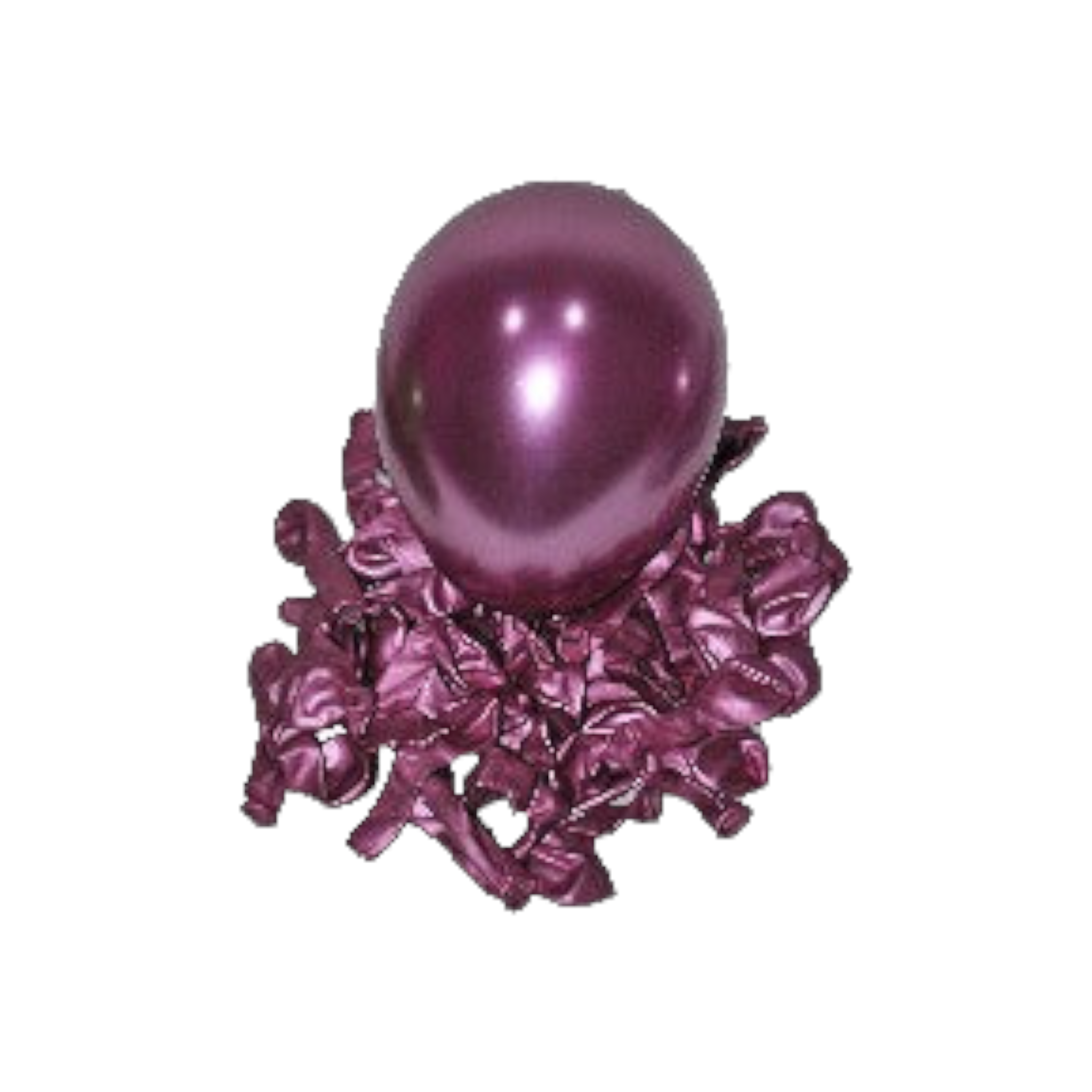 Latex Party Chrome Balloons Solid Colors 5inch 10pack