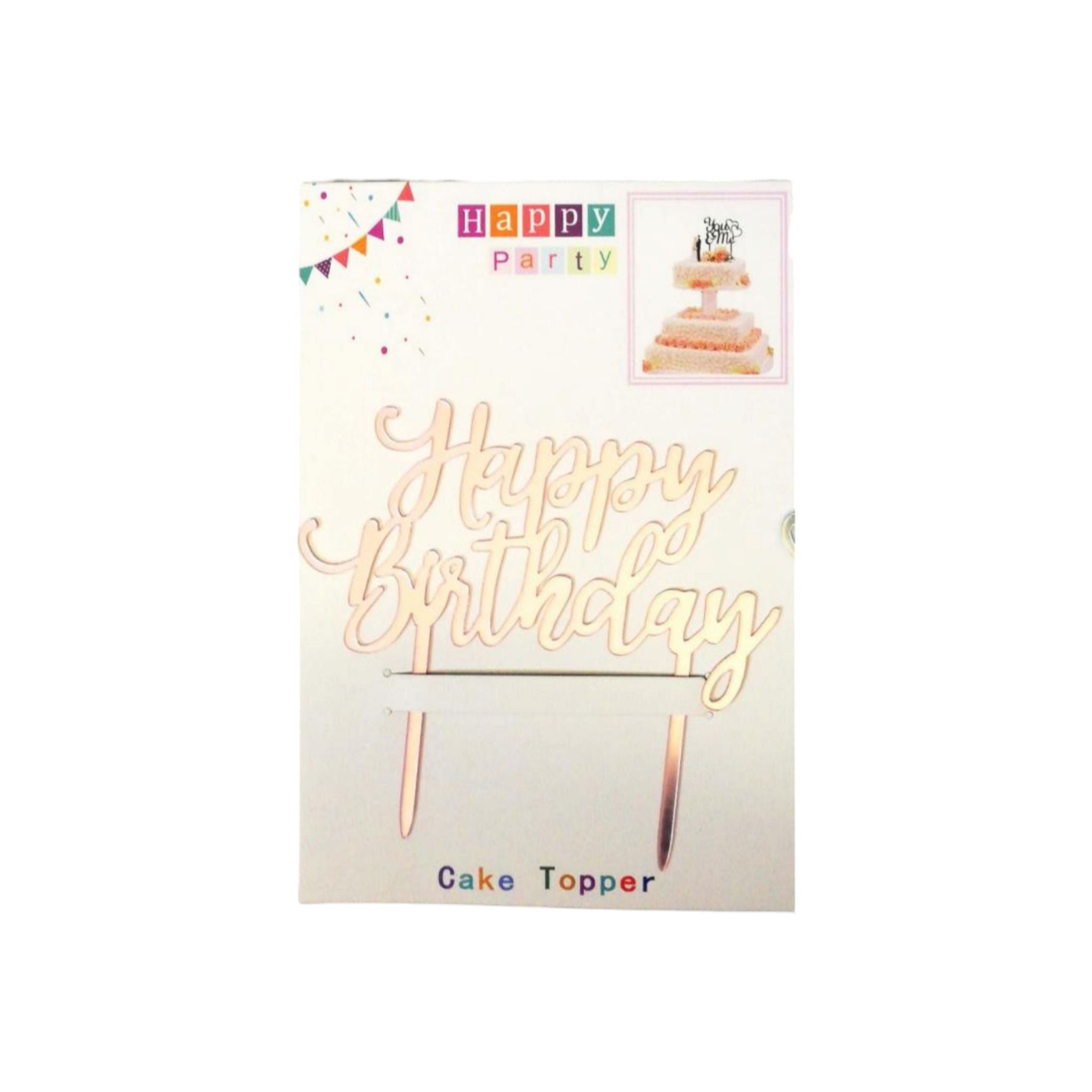 Acrylic Cake Topper Happy Birthday