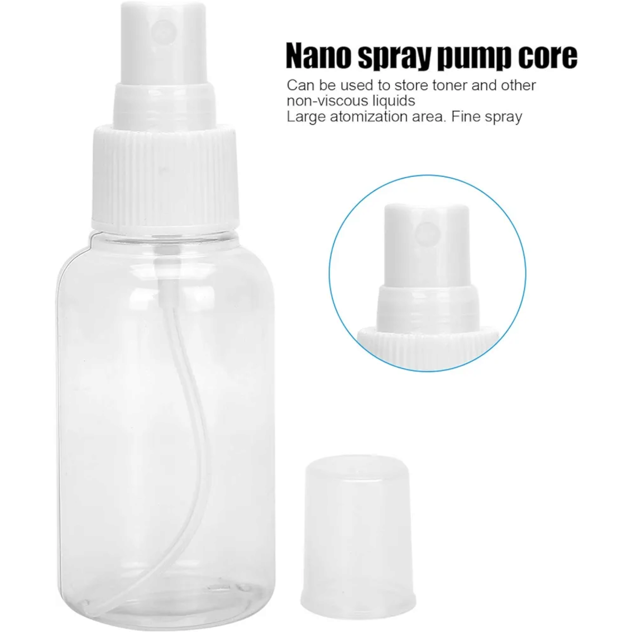 Portable Empty Refillable Clear Empty Lotion Bottle PET Plastic