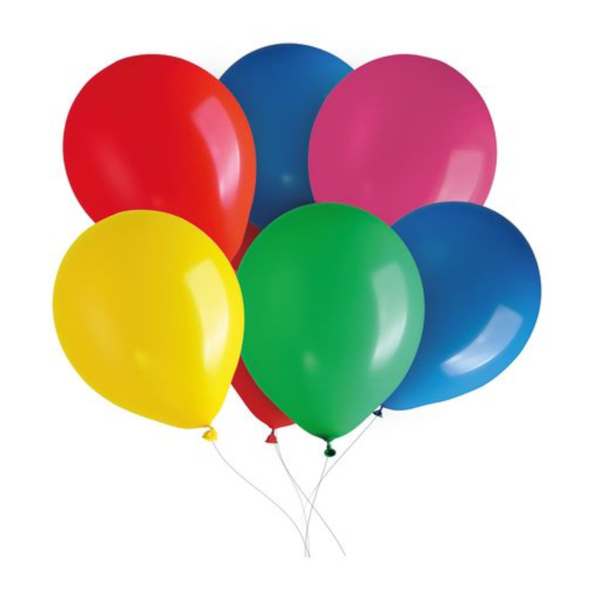Latex Metallic Party Balloons ±30cm 12inch 6pack