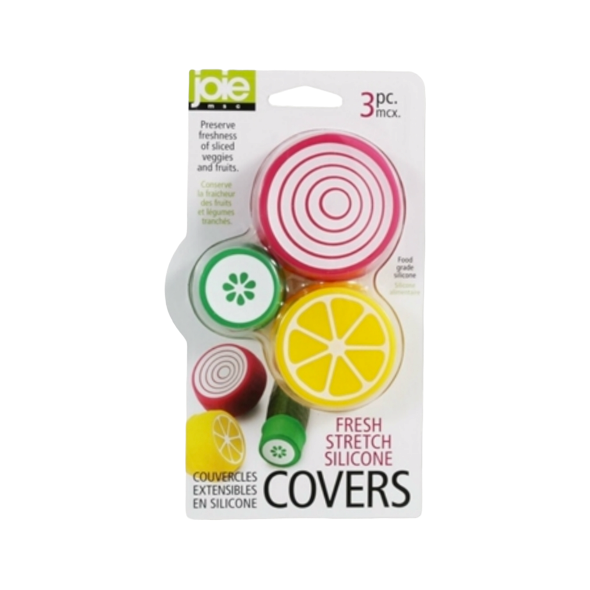 Joie Fresh Stretch Silicone Covers 3pack Card 15745