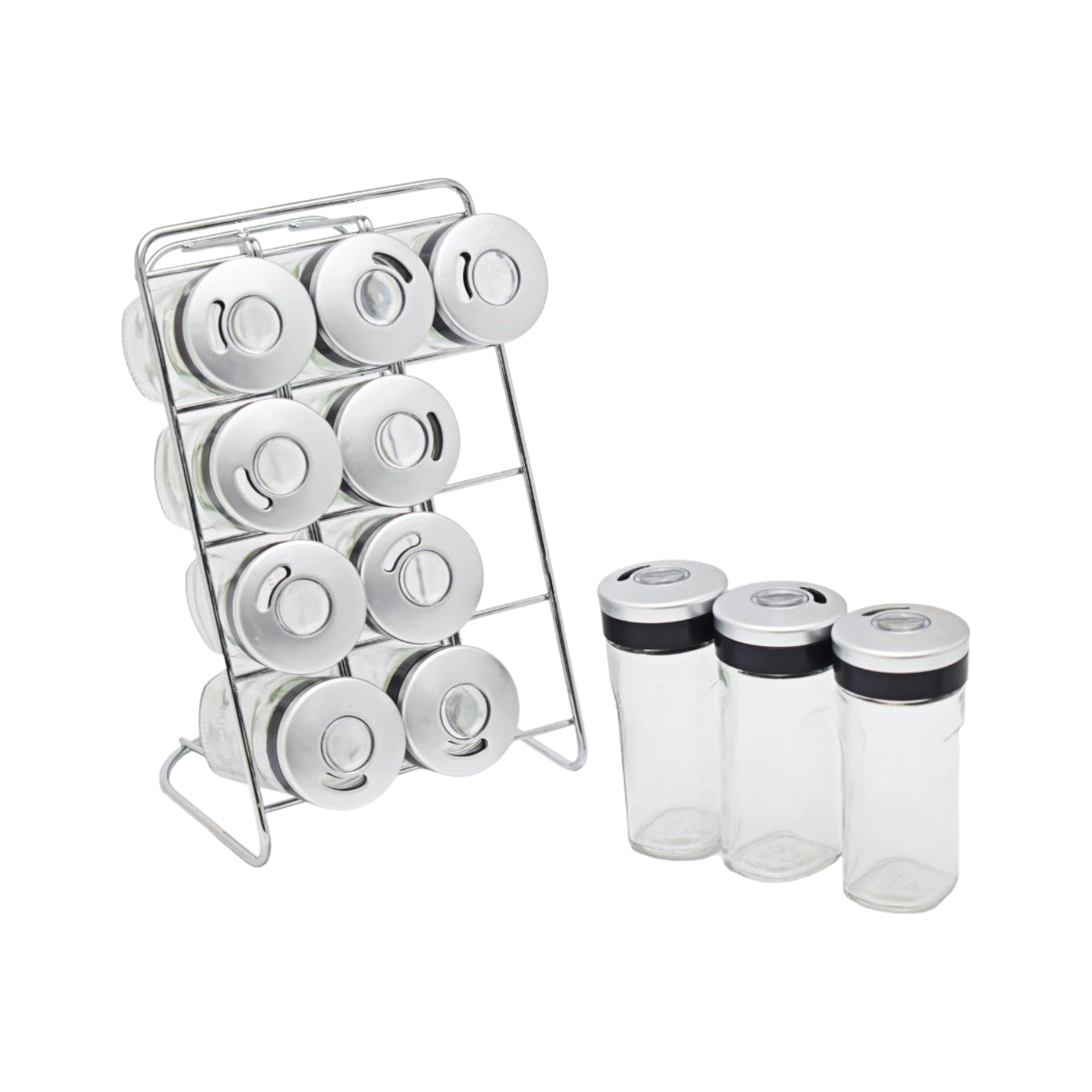 Aqua Spice Rack 12-Jar 25021