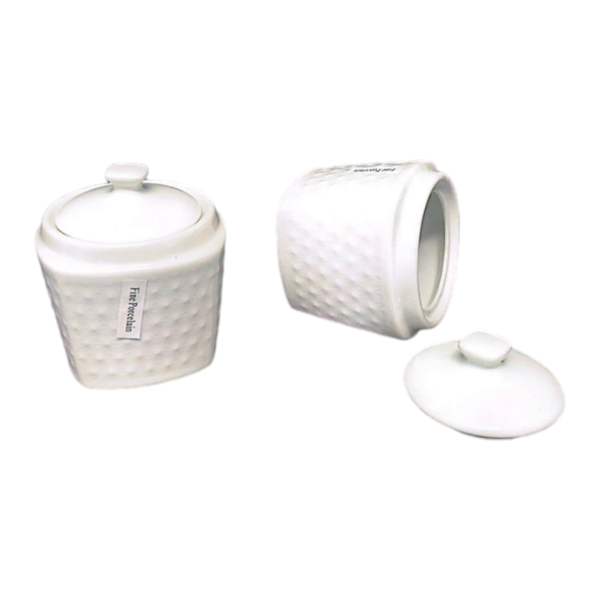 Fine Porcelain Ceramic White Sugar Pot 300ml