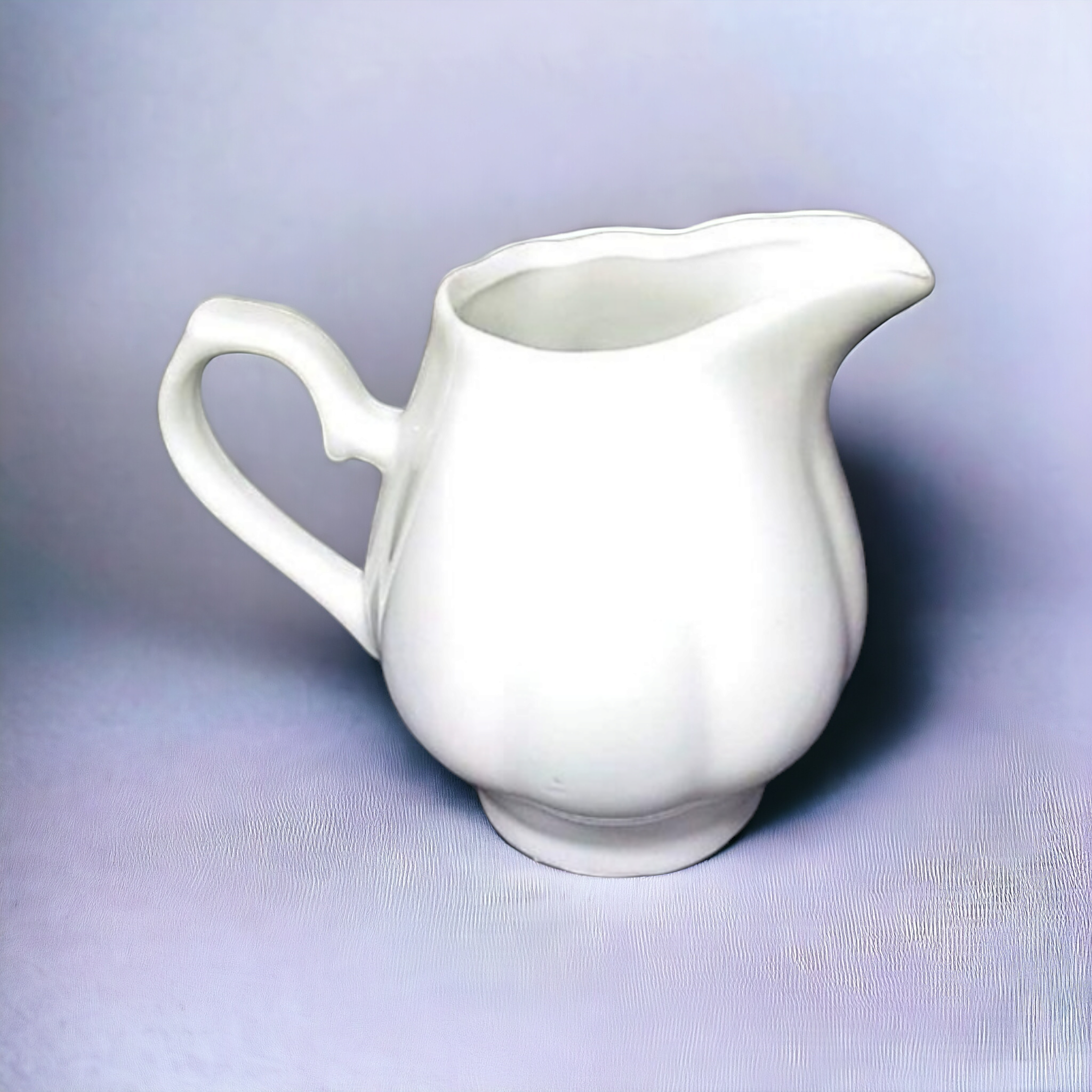 Ceramic White Milk Jar 350ml