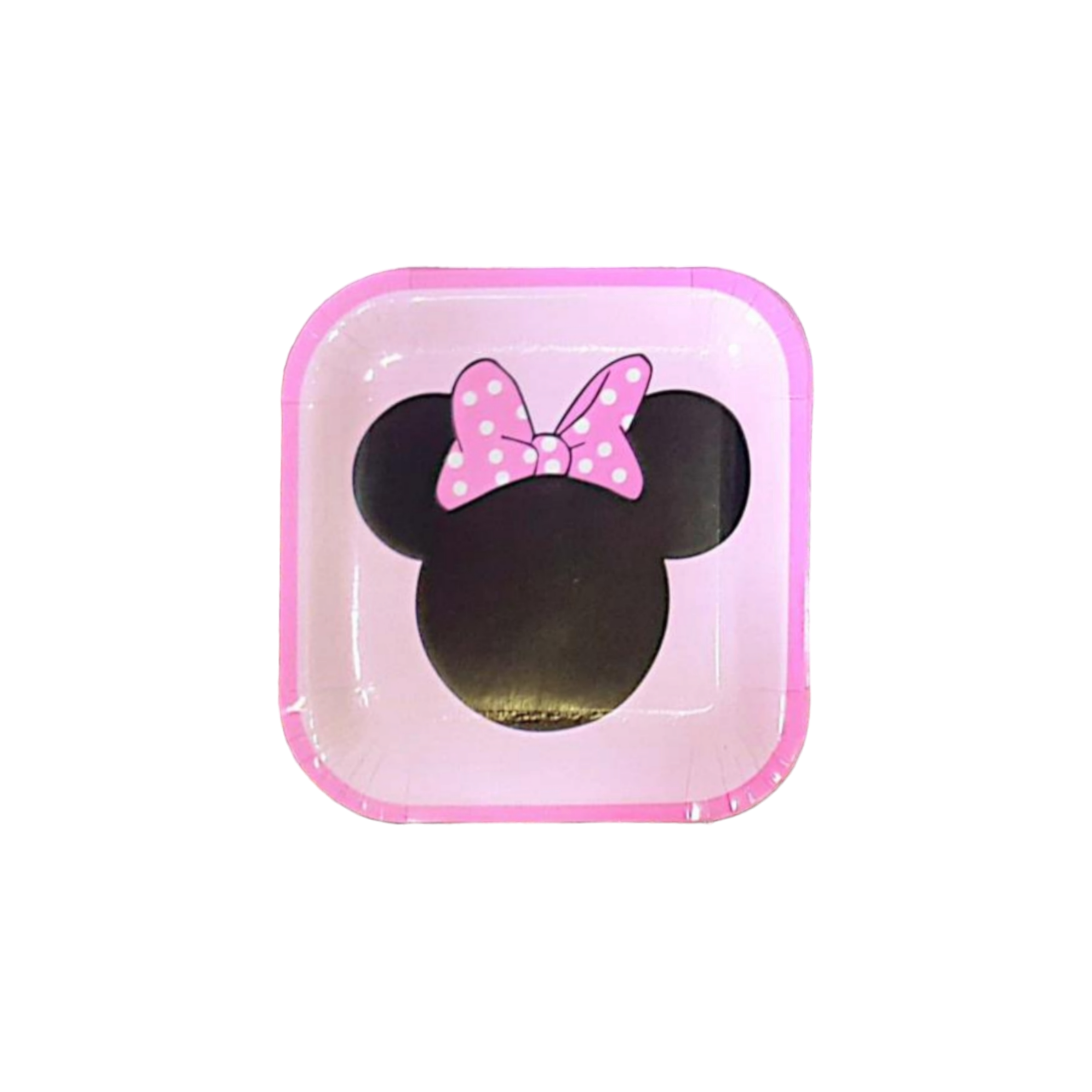 Disney Minnie Party Paper Plates Square 9inch 10pcs