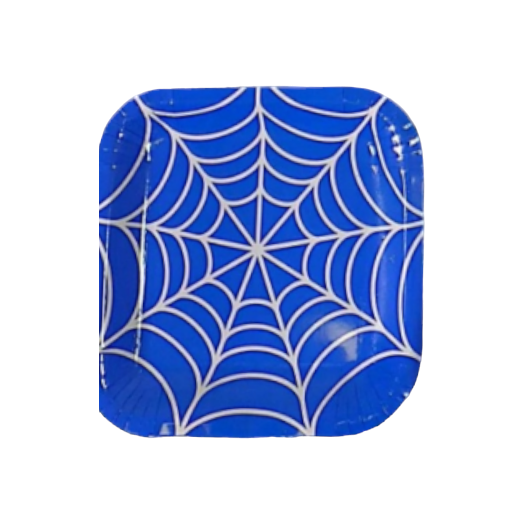 Disney Spiderman Party Paper Plate Square Blue 9inch 10pack