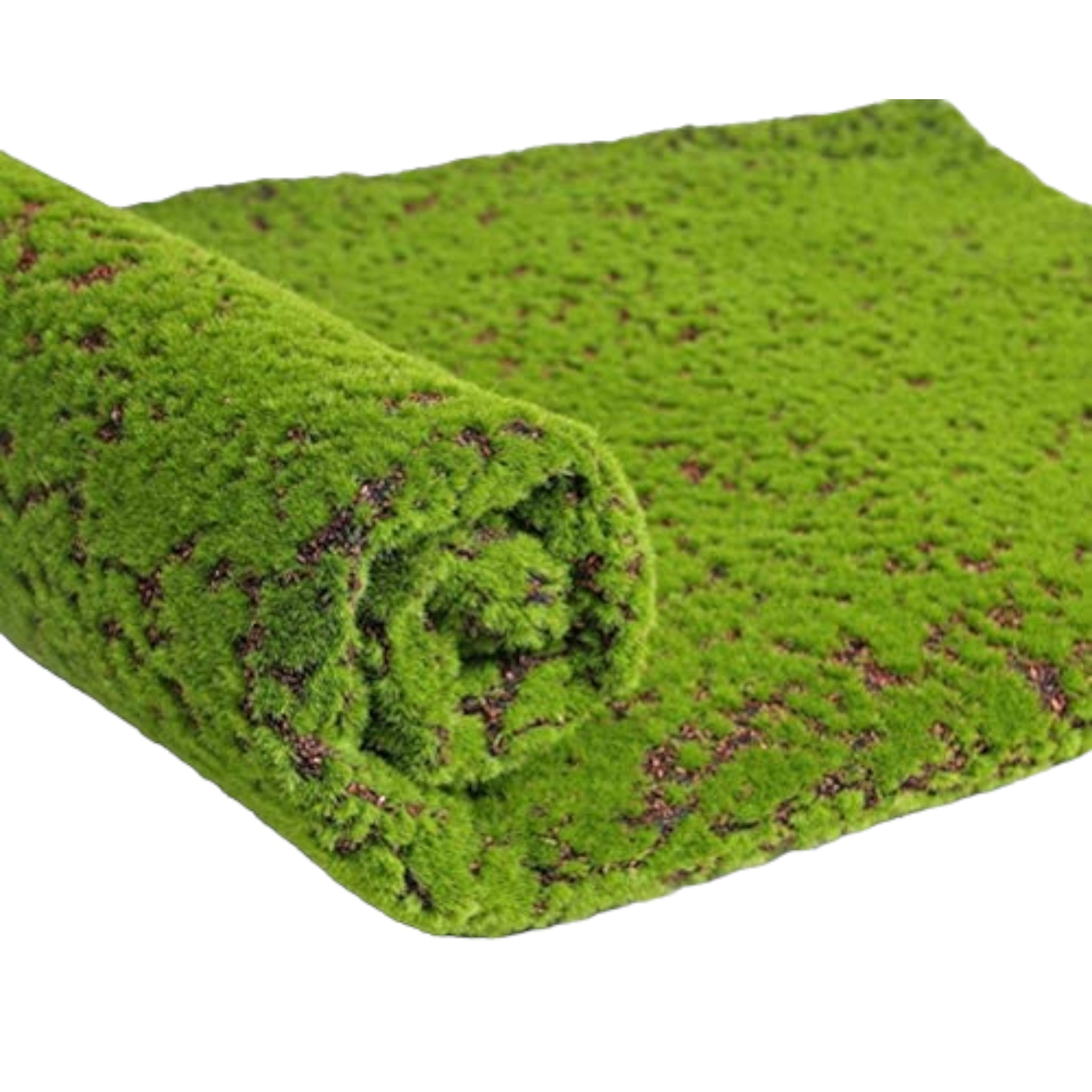 Artificial Green Decorative Duckweed Algae Grass Mat 50cmx100cm with leaves 361