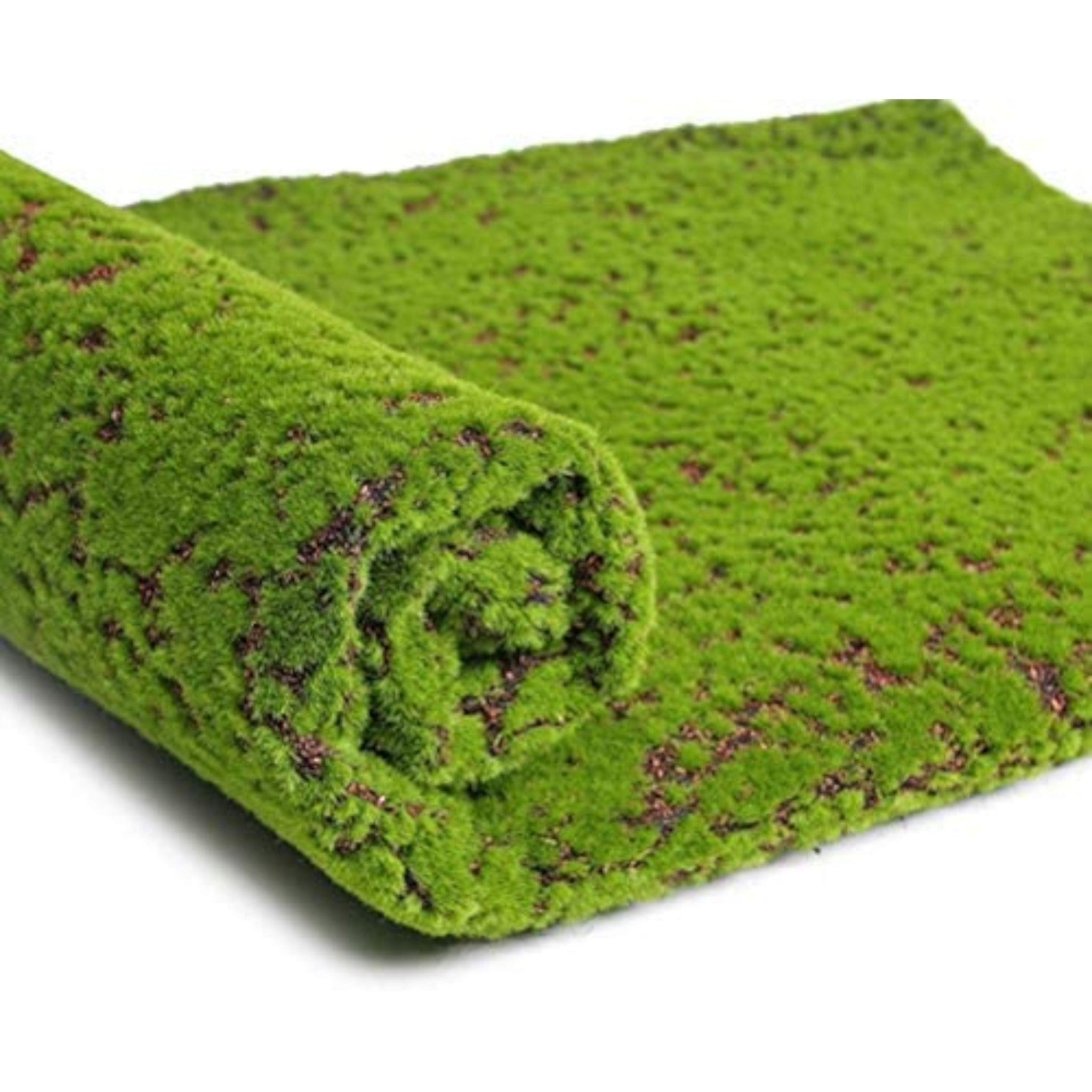 Artificial Green Decorative Duckweed Algae Grass Mat 50cmx100cm with leaves 361