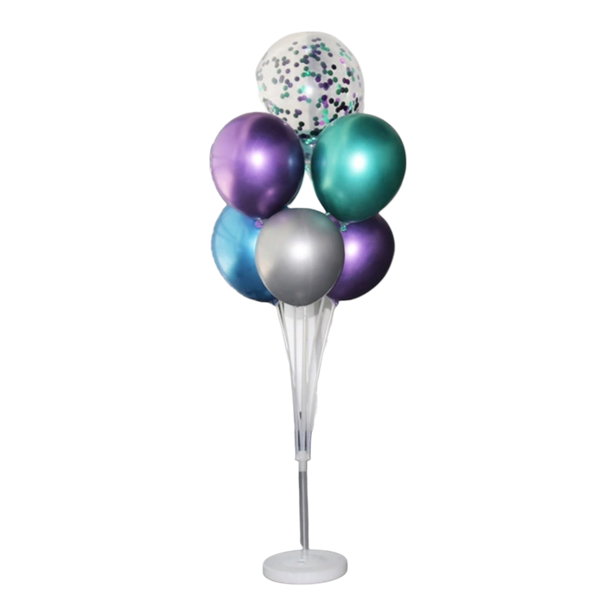 Balloon Column Stand 7-Cups Set 100cm with Water Base